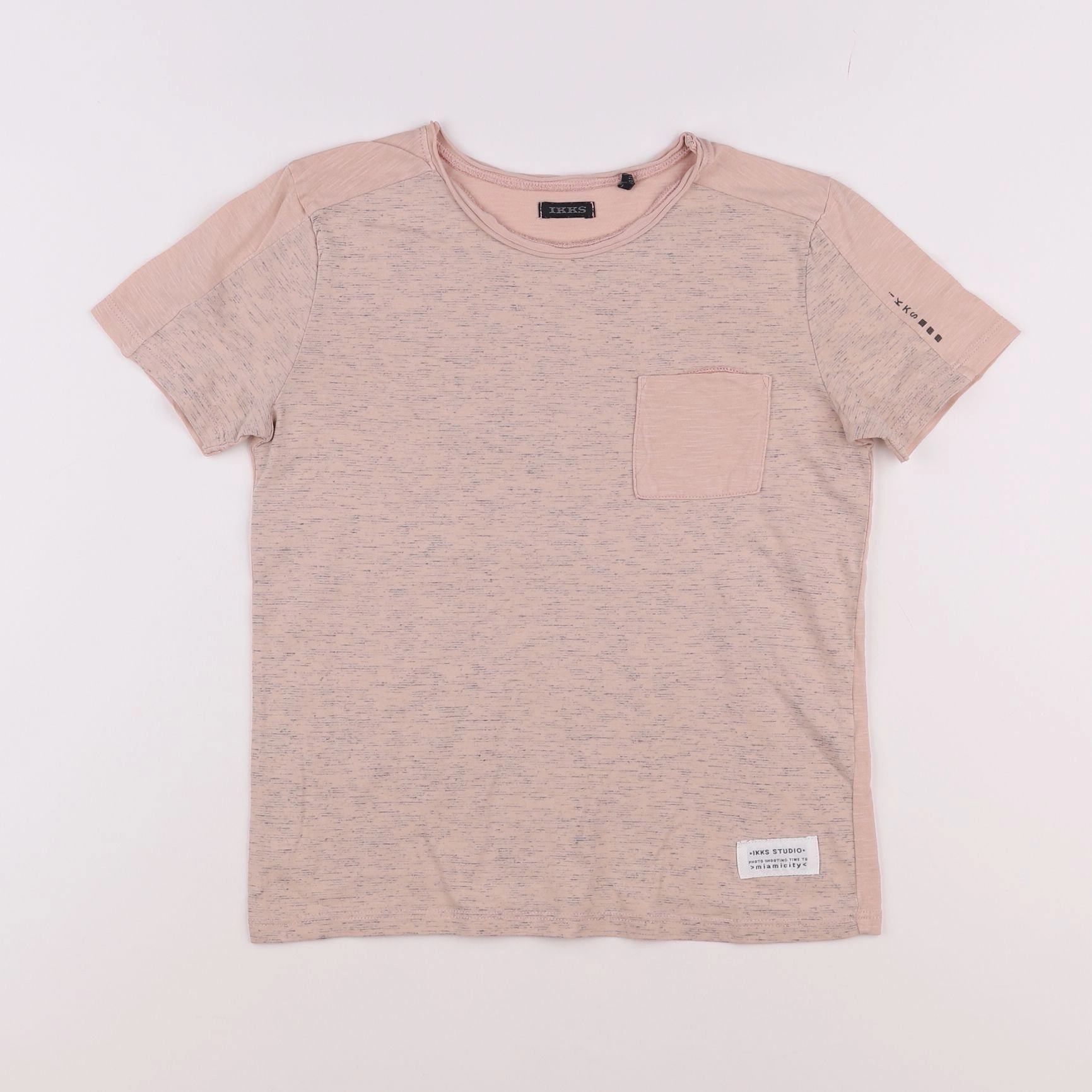 IKKS - tee-shirt rose - 8 ans