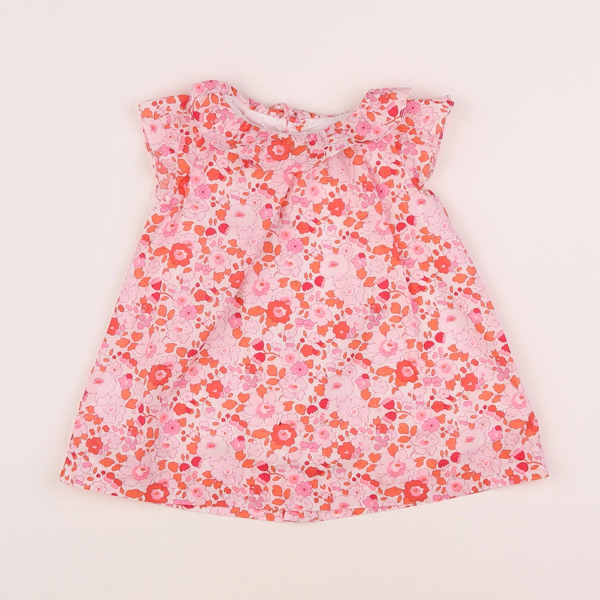 Jacadi - robe liberty multicolore - 6 mois