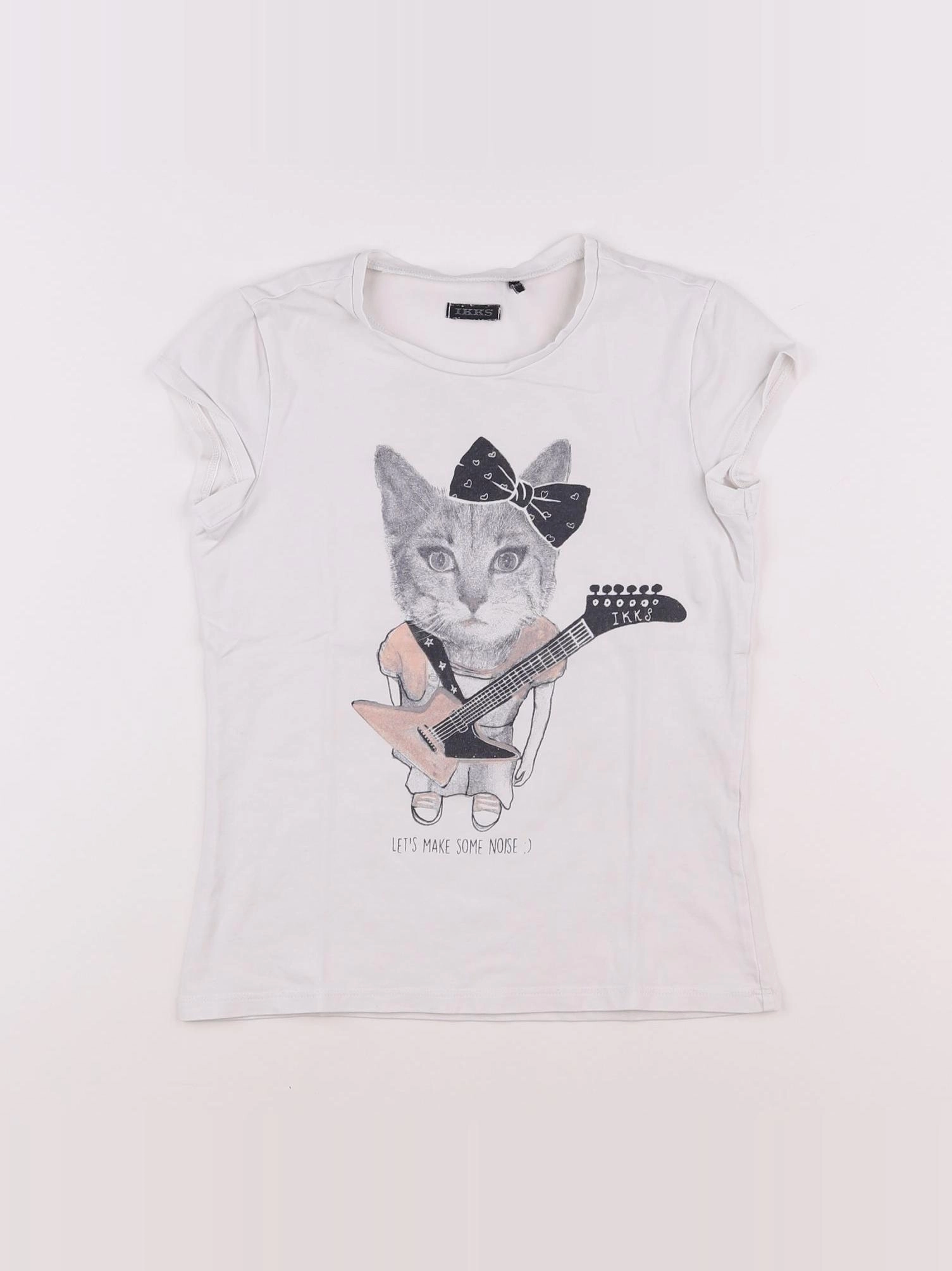 IKKS - tee-shirt blanc - 10 ans