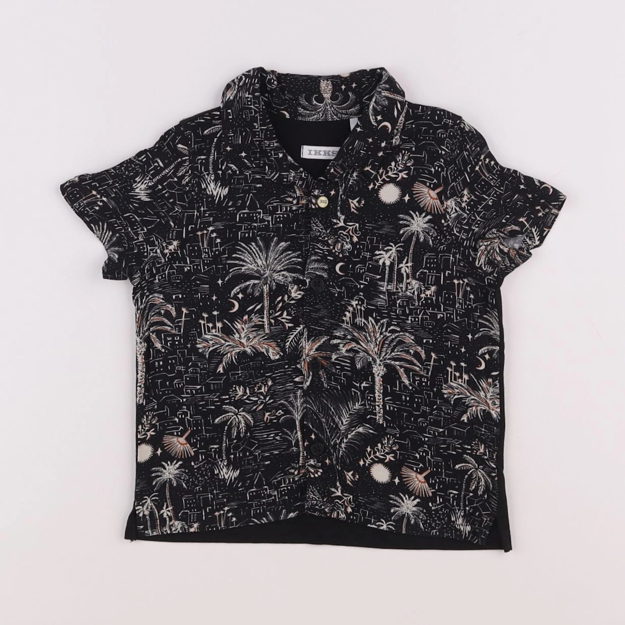 IKKS - chemise noir - 12 mois