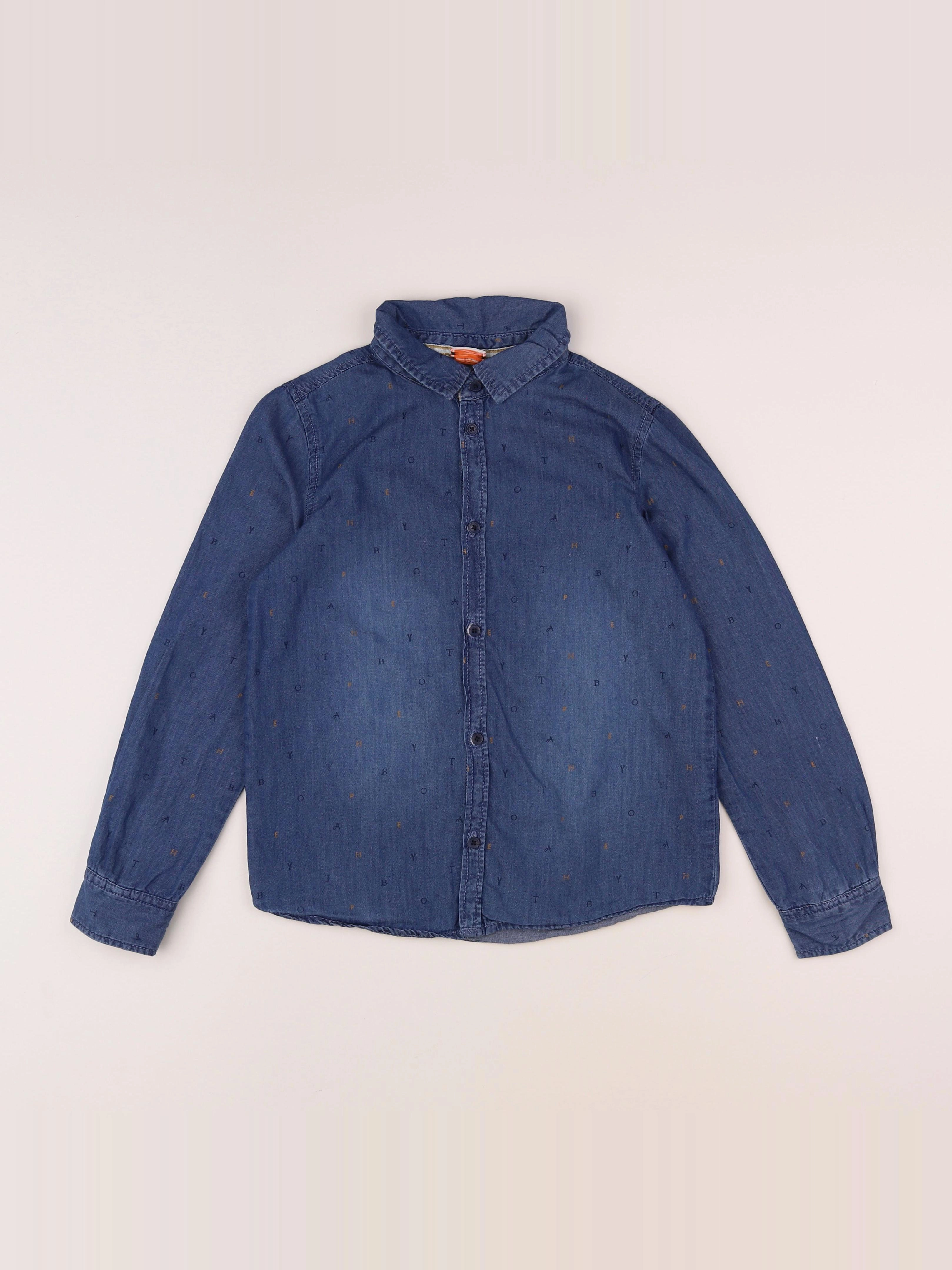 Tape à l'oeil - chemise bleu - 10 ans