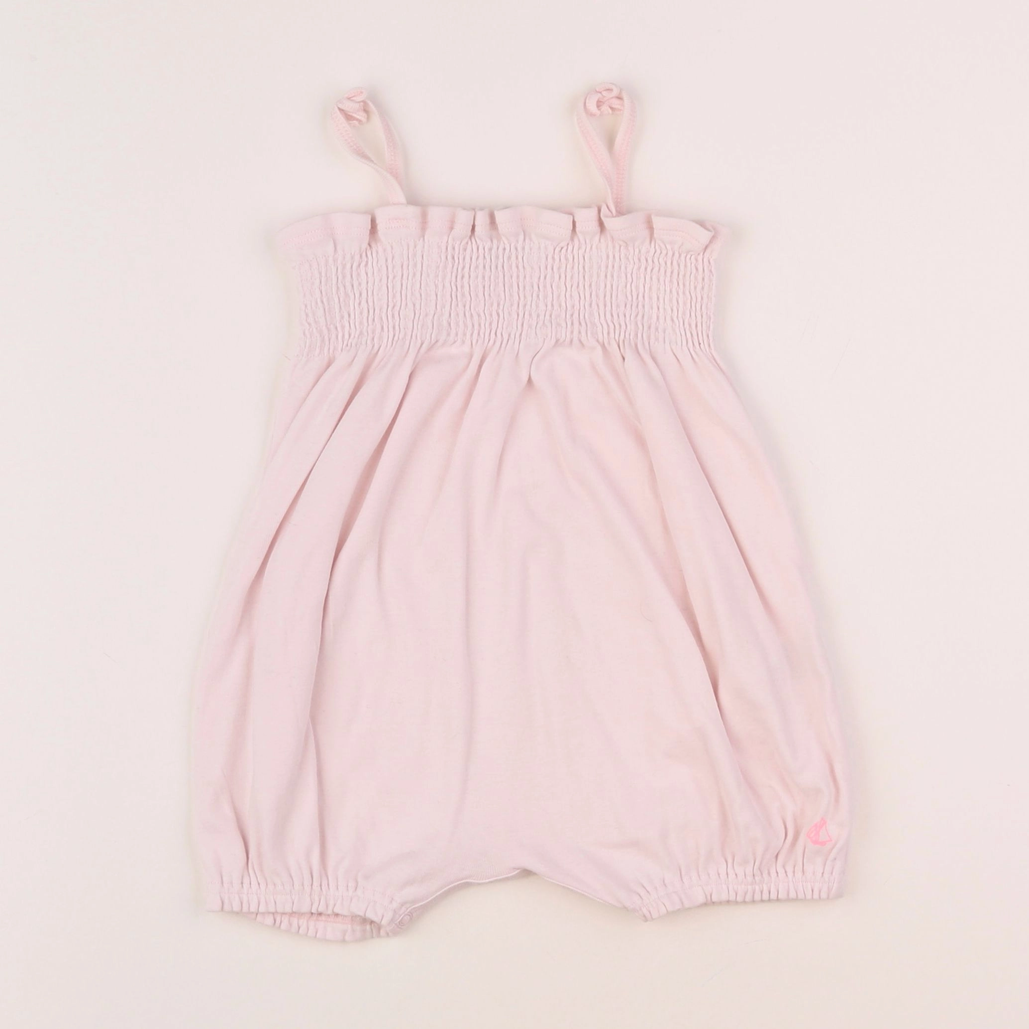 Petit Bateau - combinaison rose - 12 mois