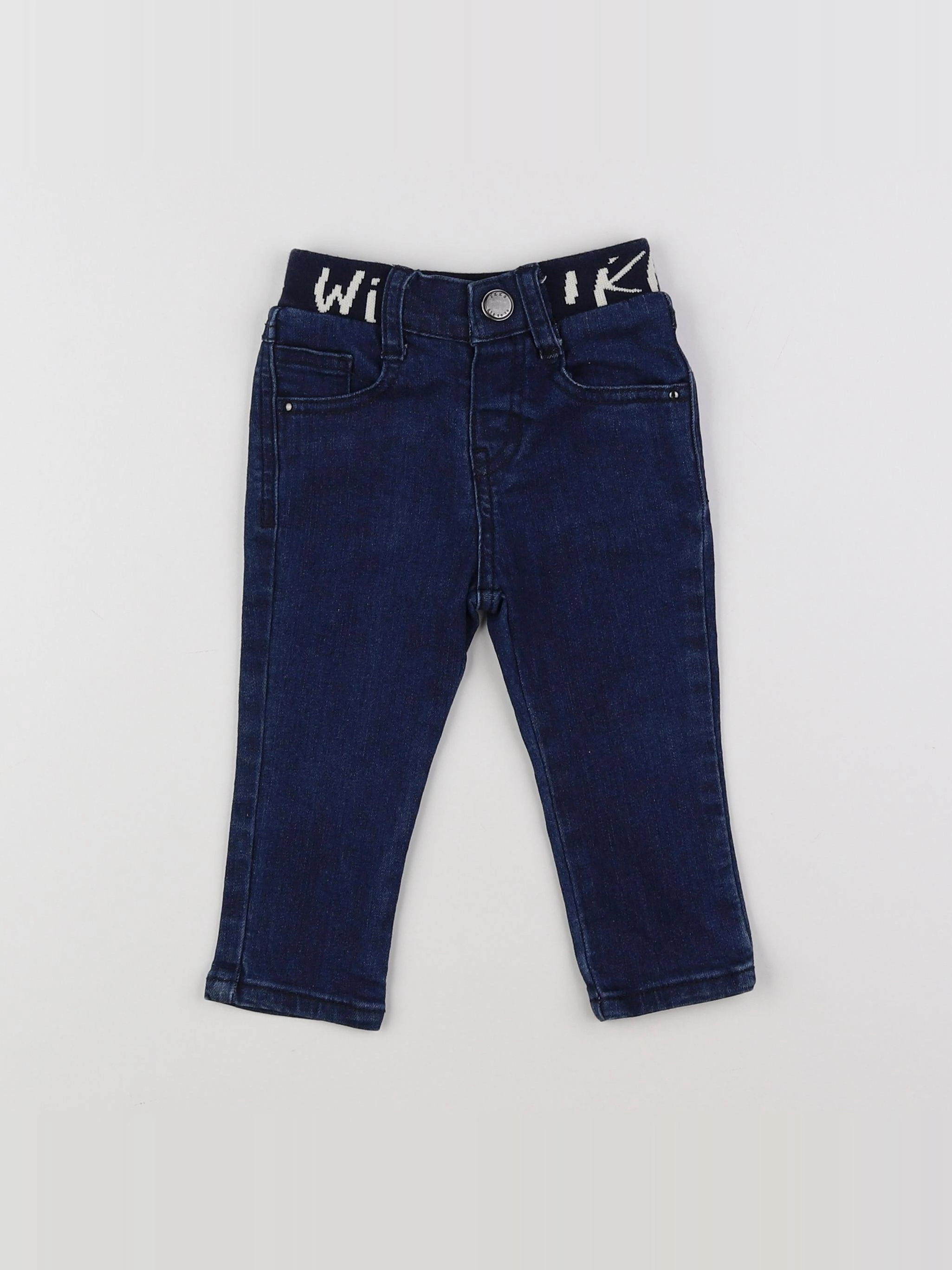 IKKS - pantalon bleu - 12 mois