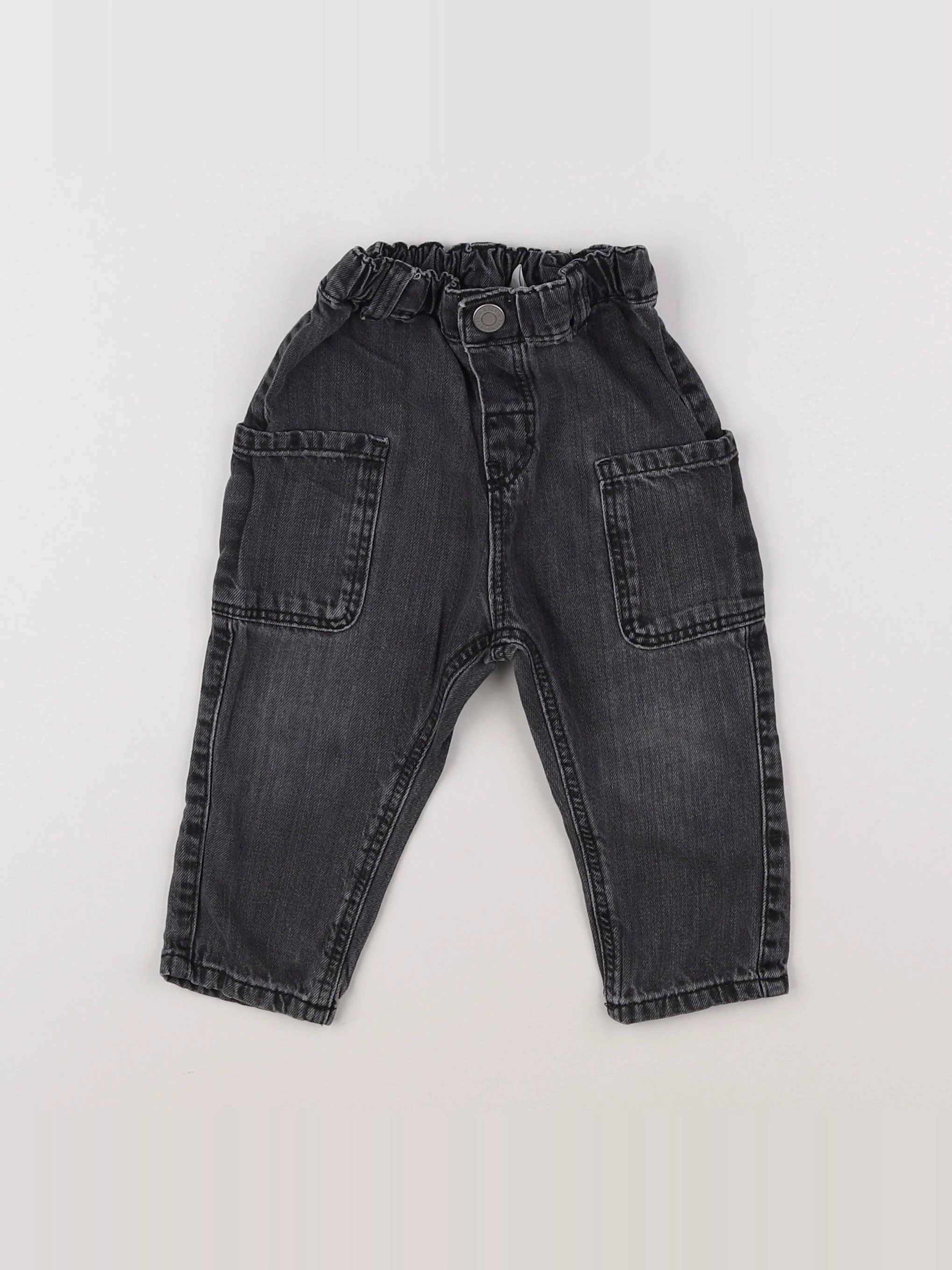 H&M - jean gris - 12 mois