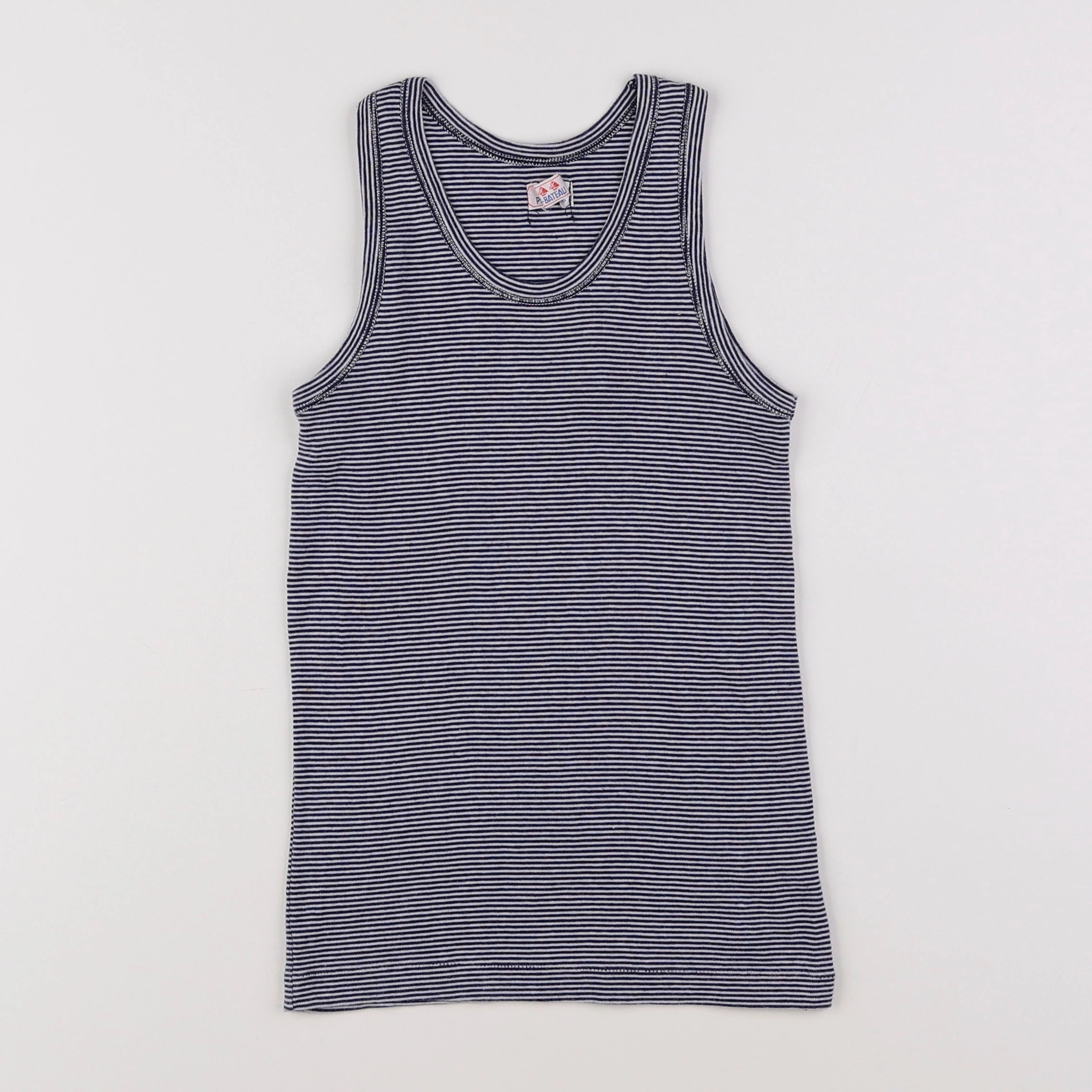 Petit Bateau - maillot de corps bleu - 12 ans