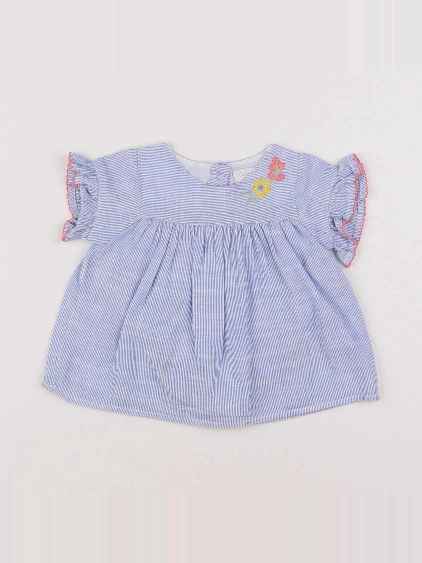 Cadet Rousselle - blouse bleu - 1 mois