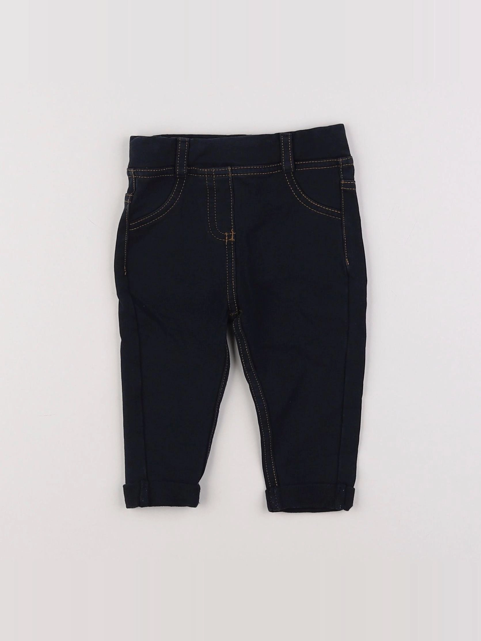Tape à l'oeil - jegging bleu - 6 mois