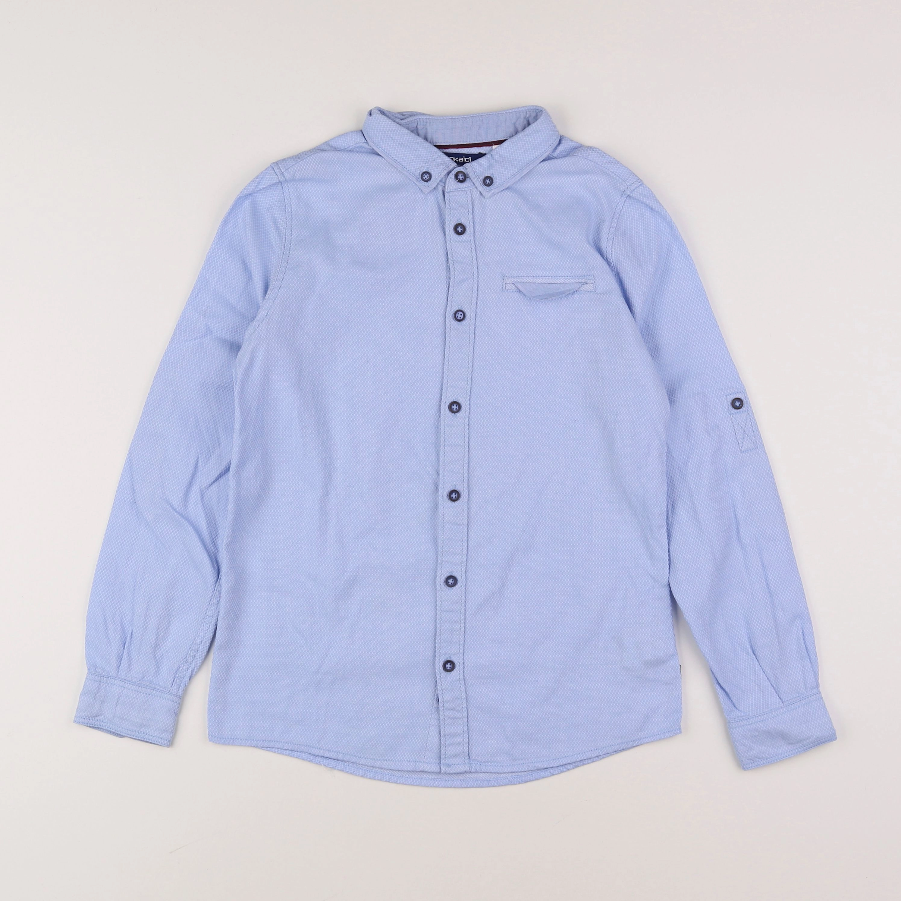 Okaidi - chemise bleu - 10 ans