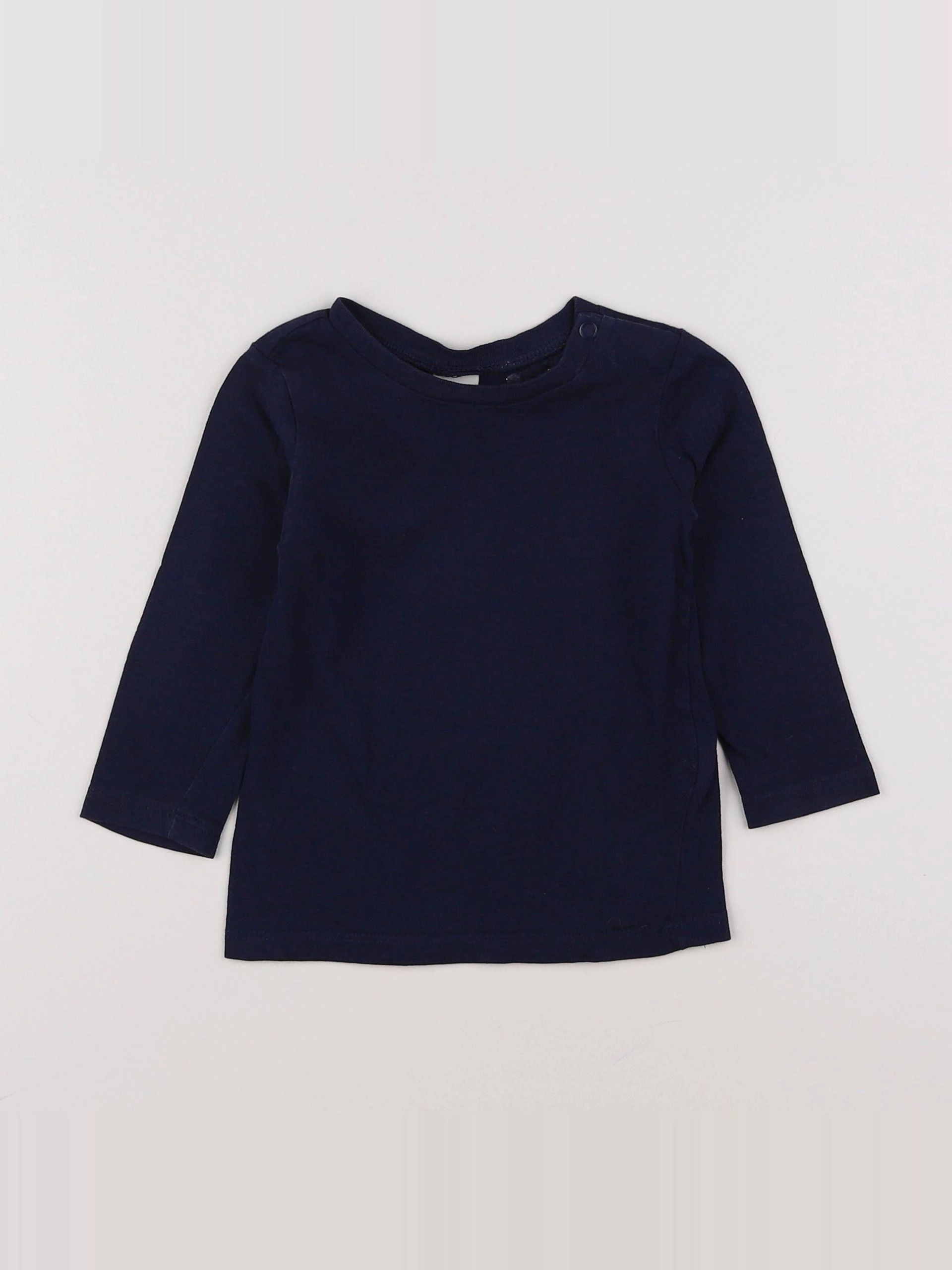 H&M - tee-shirt bleu - 6/9 mois