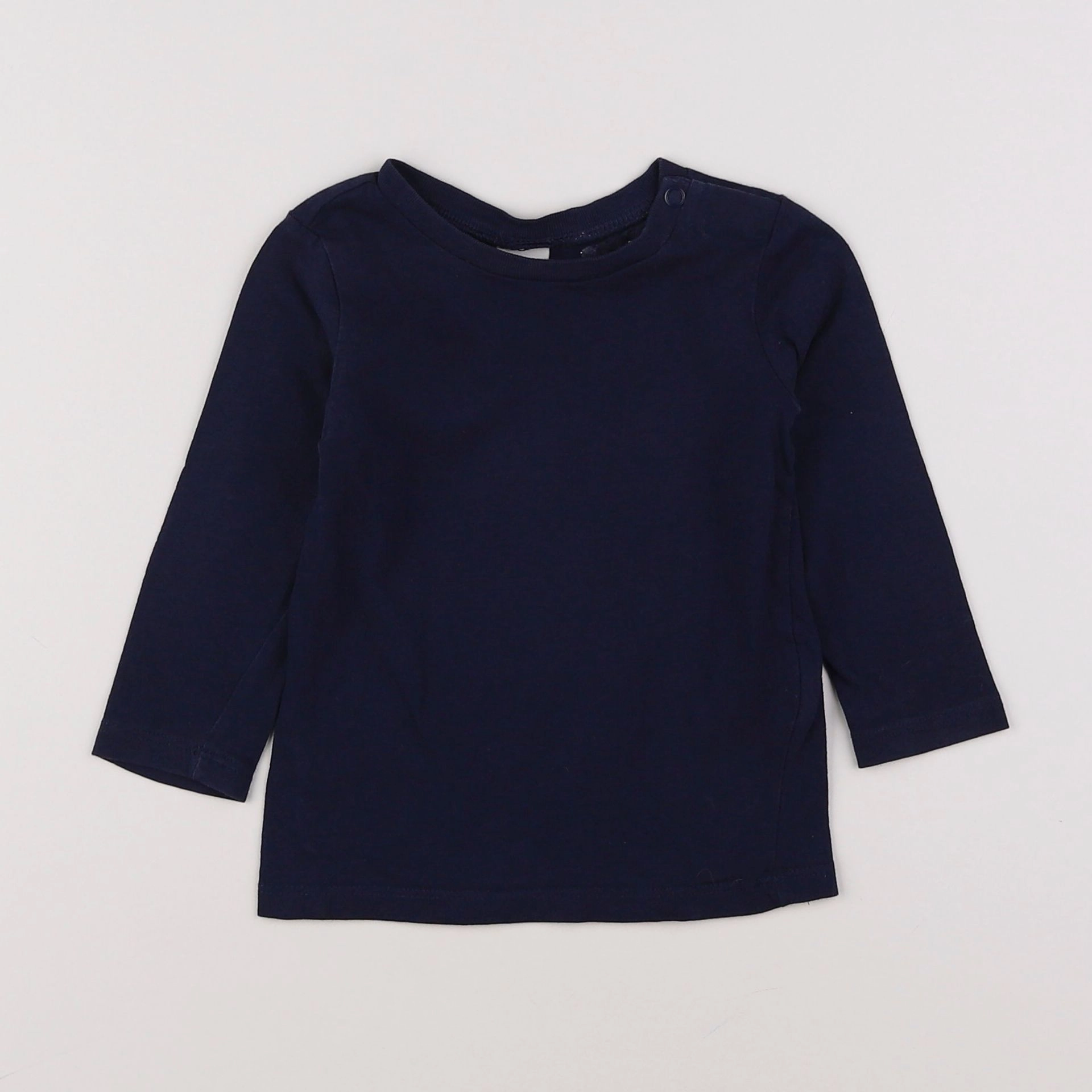 H&M - tee-shirt bleu - 6/9 mois