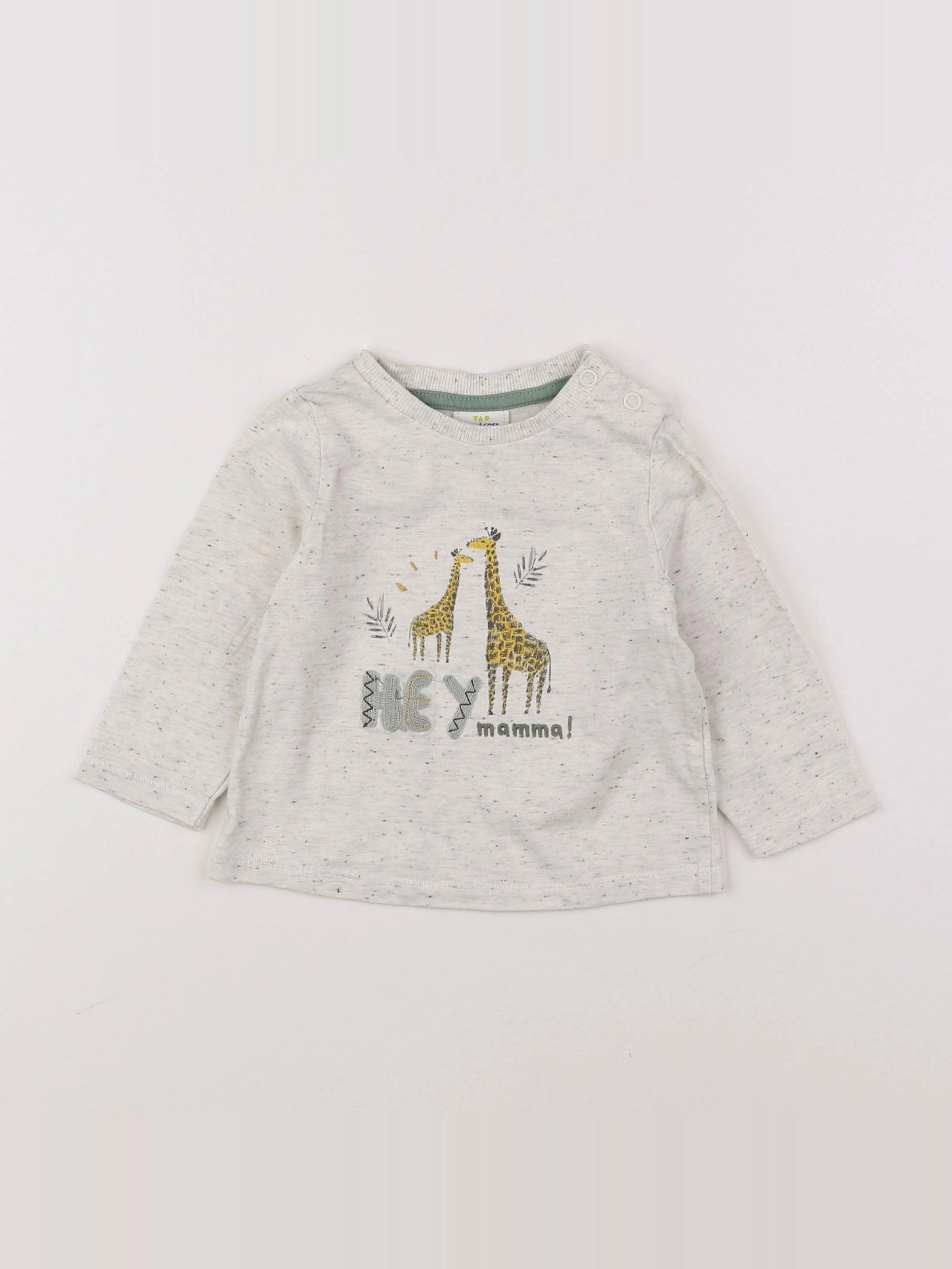 Tape à l'oeil - tee-shirt beige - 6 mois