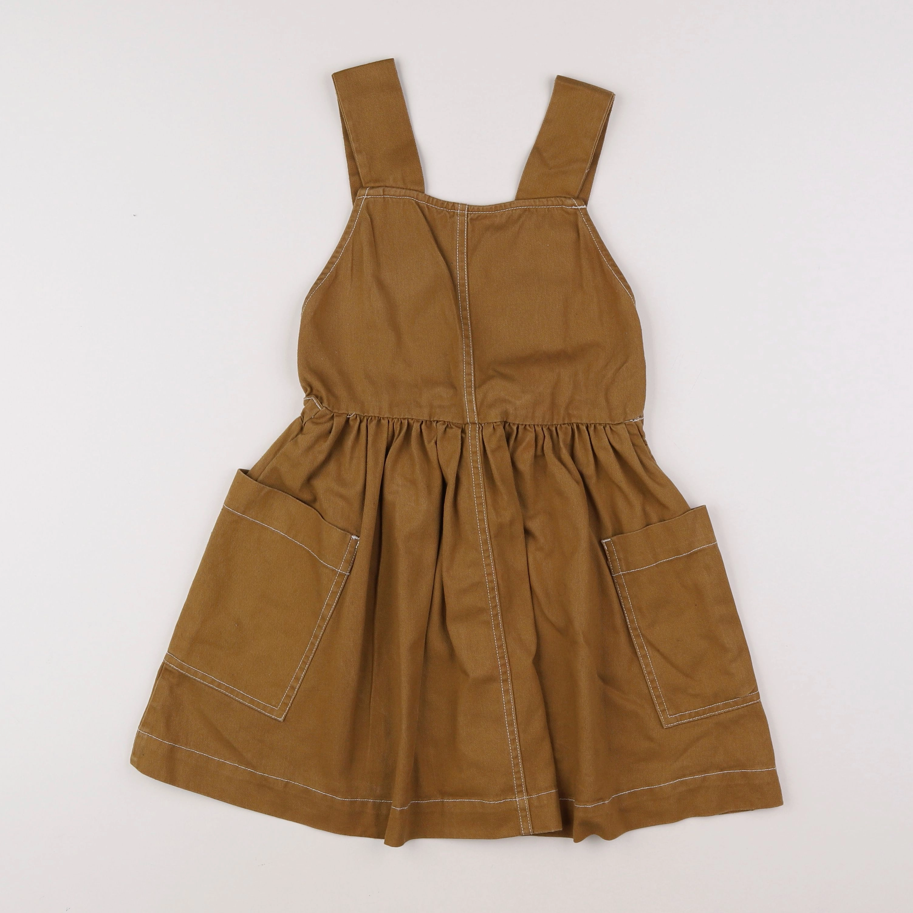 Monoprix - robe marron - 6 ans