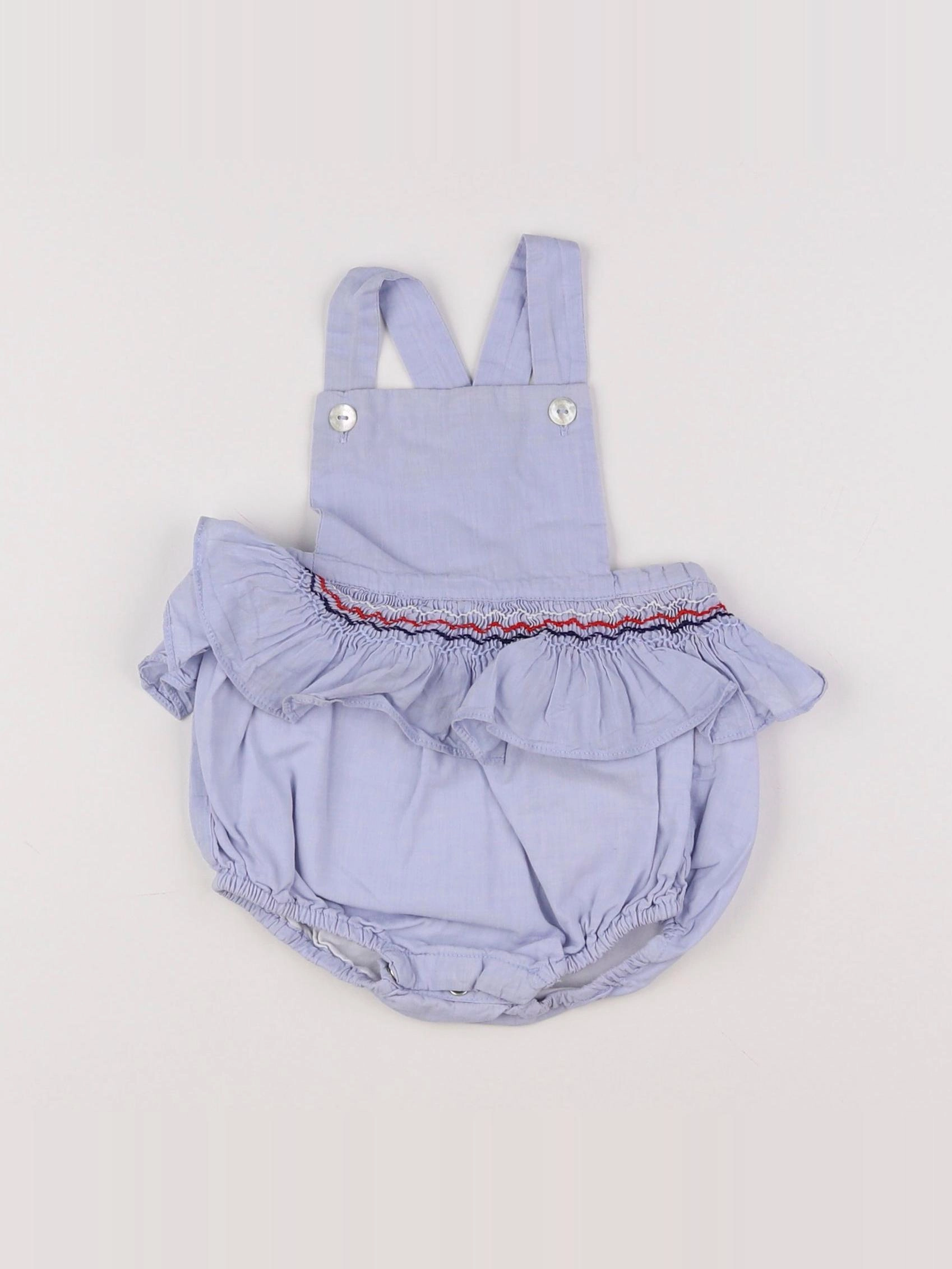 Jacadi - salopette bleu - 6 mois
