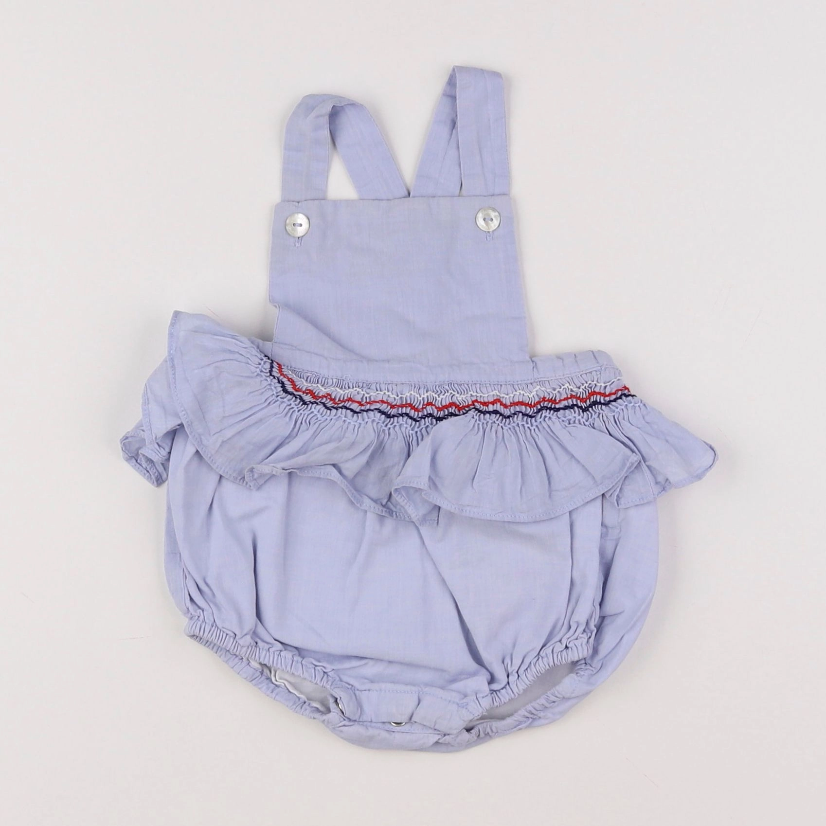 Jacadi - salopette bleu - 6 mois