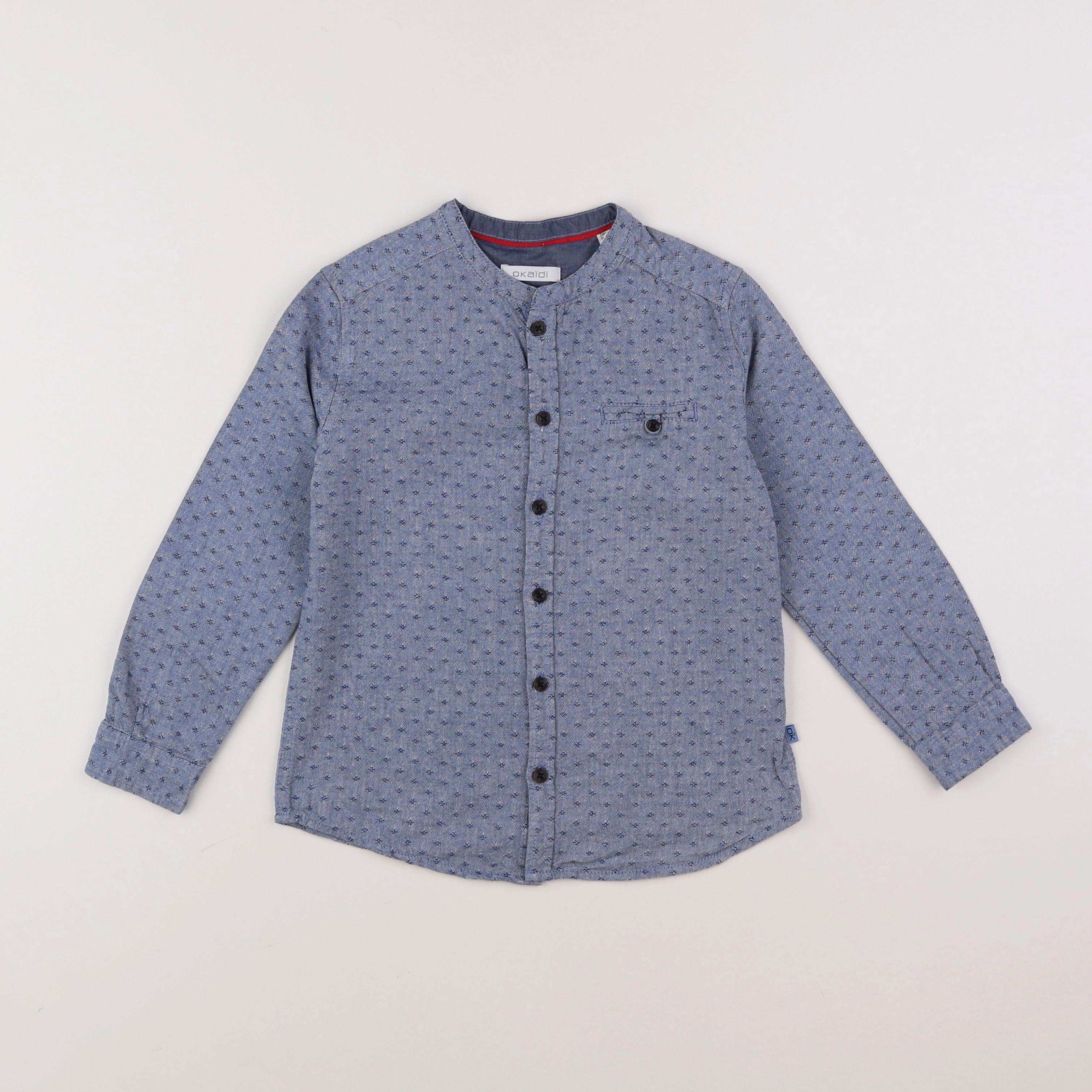 Okaidi - chemise bleu - 6 ans