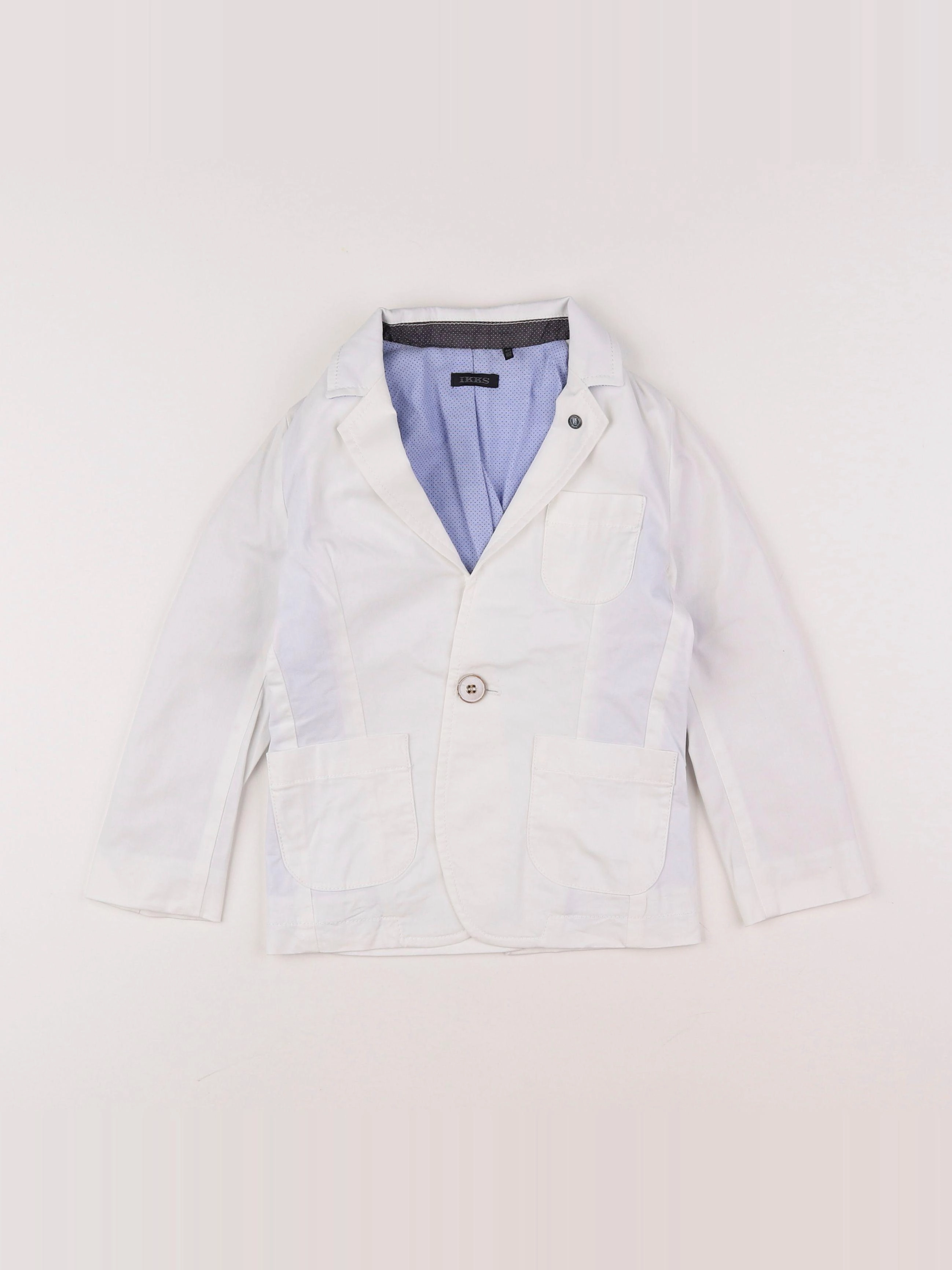 IKKS - veste blanc - 4 ans