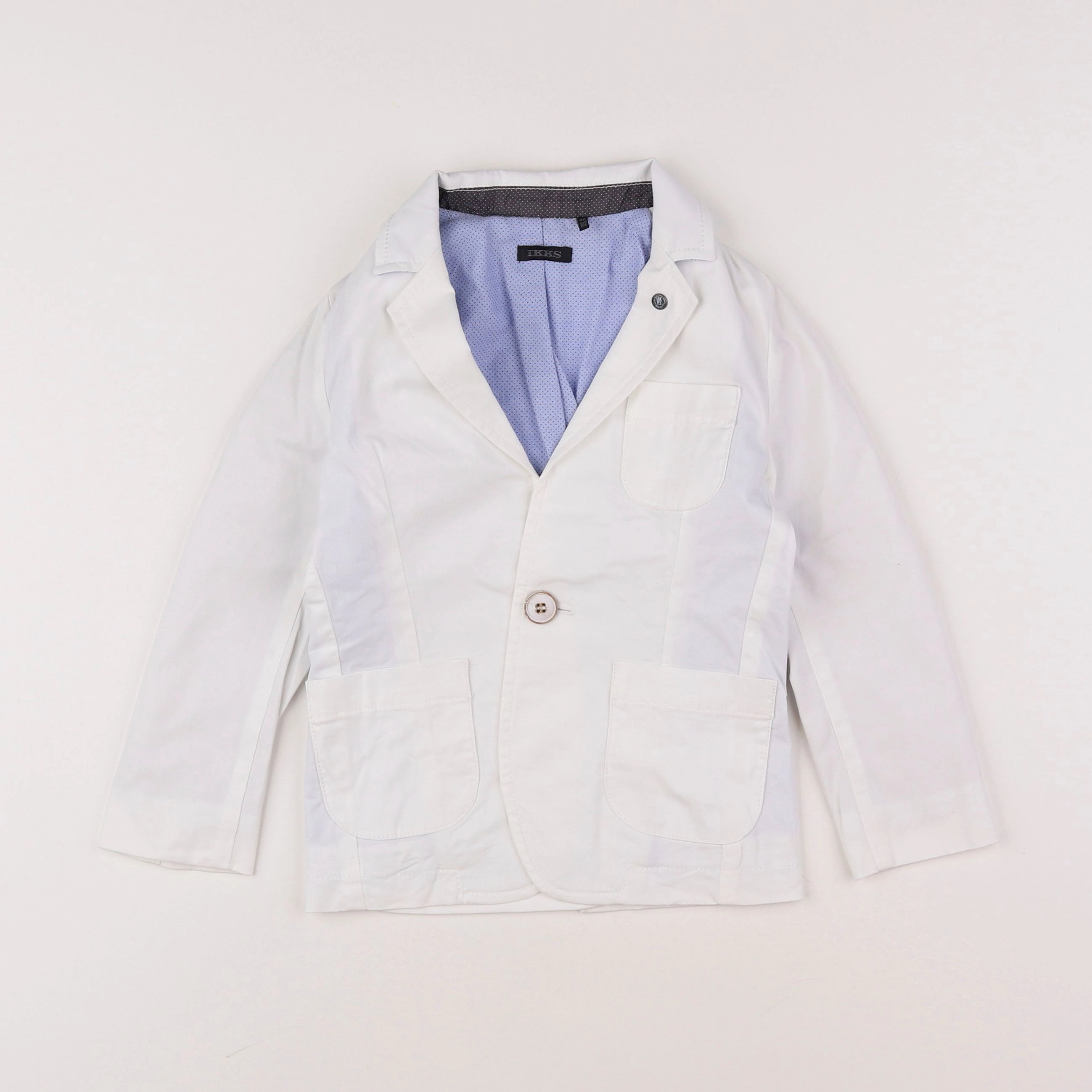 IKKS - veste blanc - 4 ans