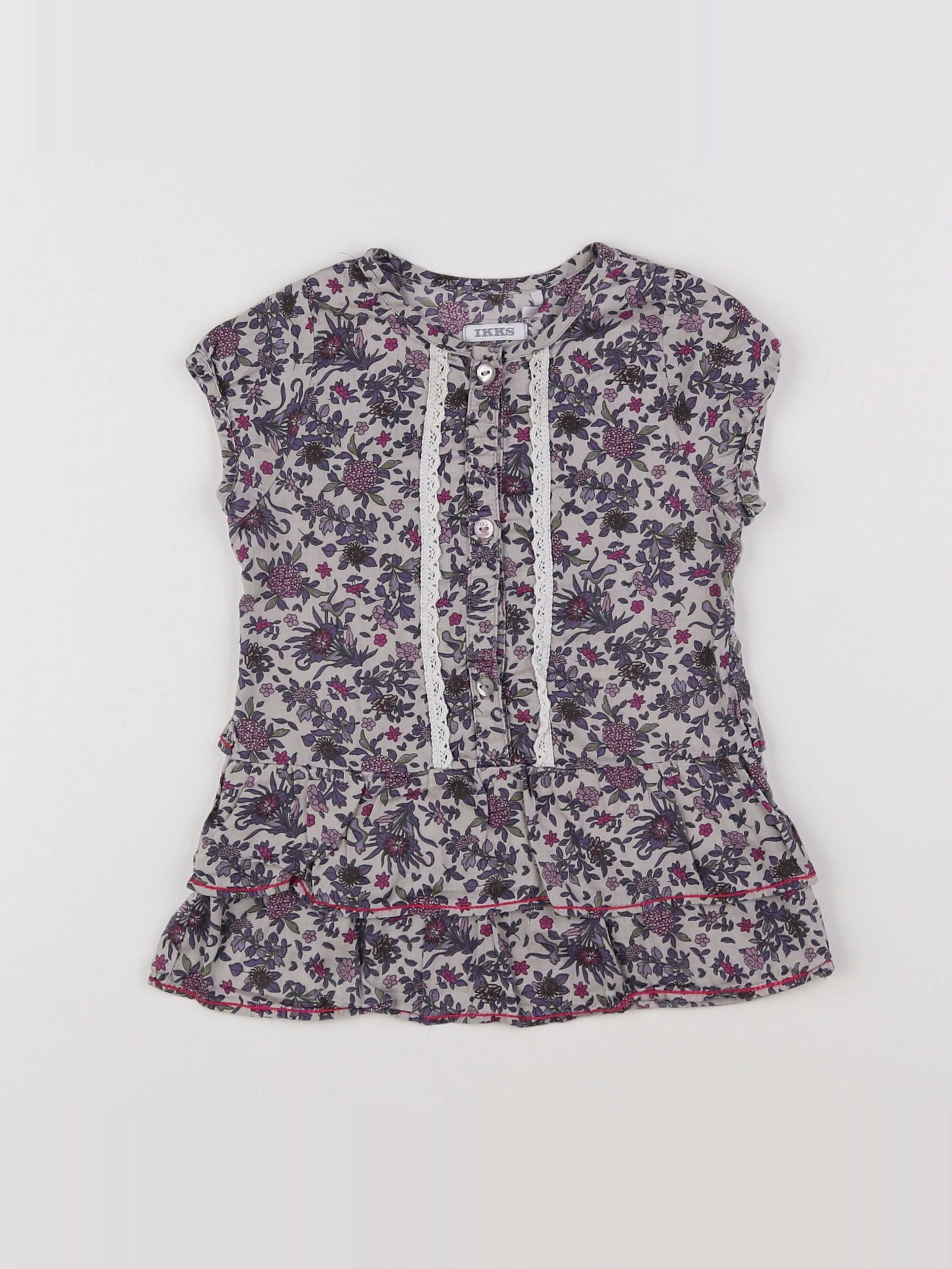 IKKS - robe gris - 12 mois