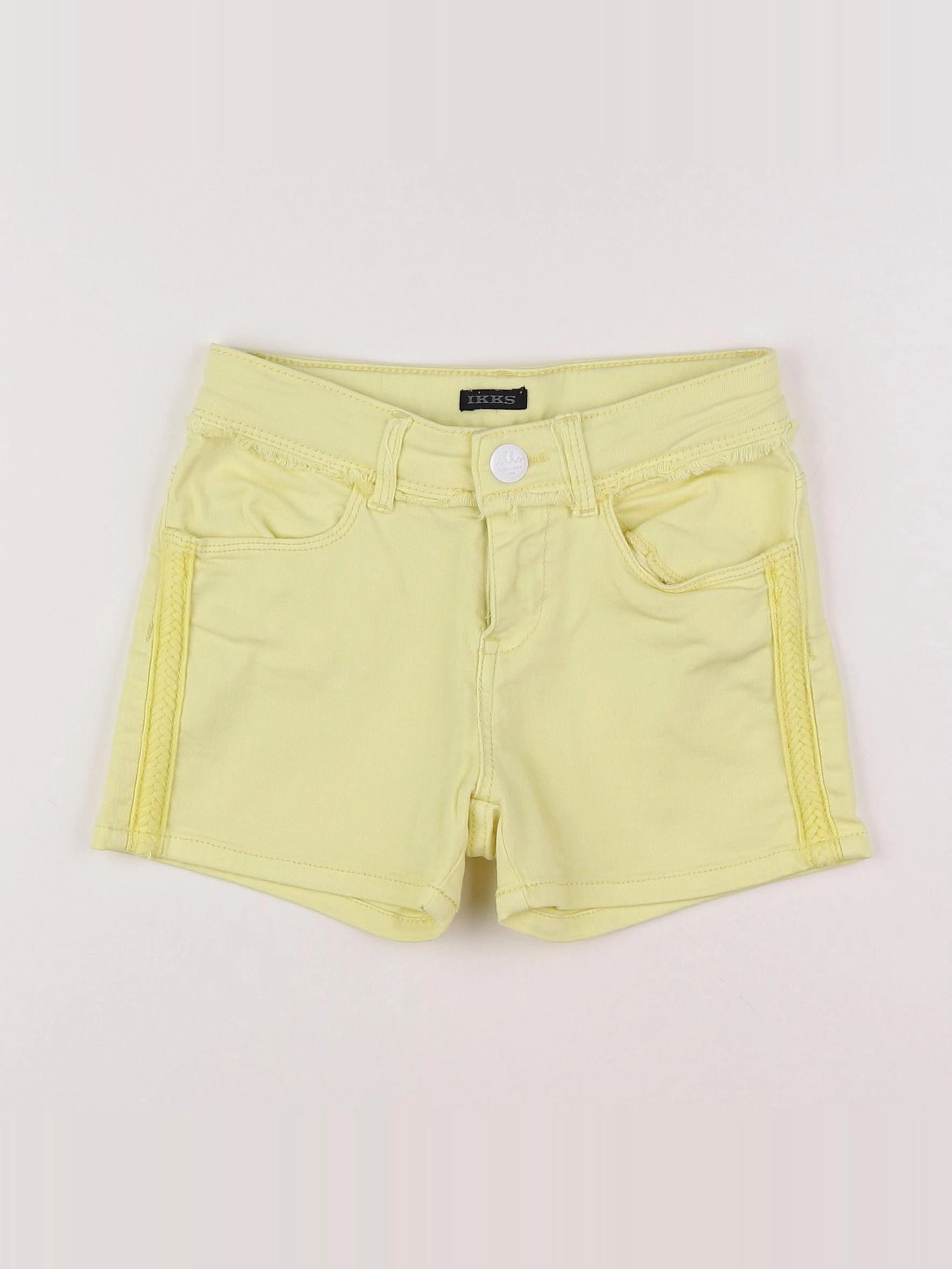 IKKS - short jaune - 8 ans