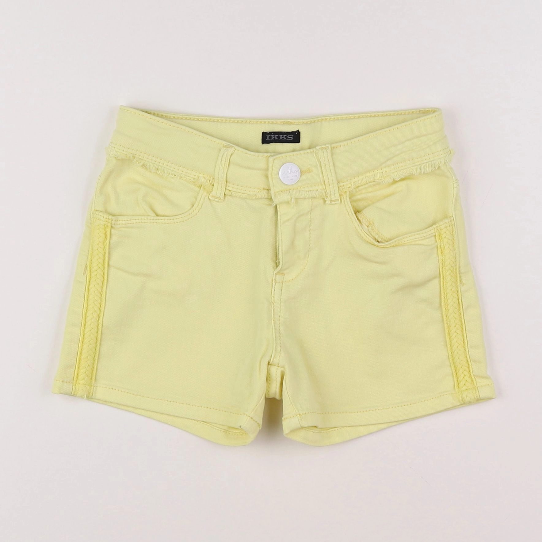 IKKS - short jaune - 8 ans