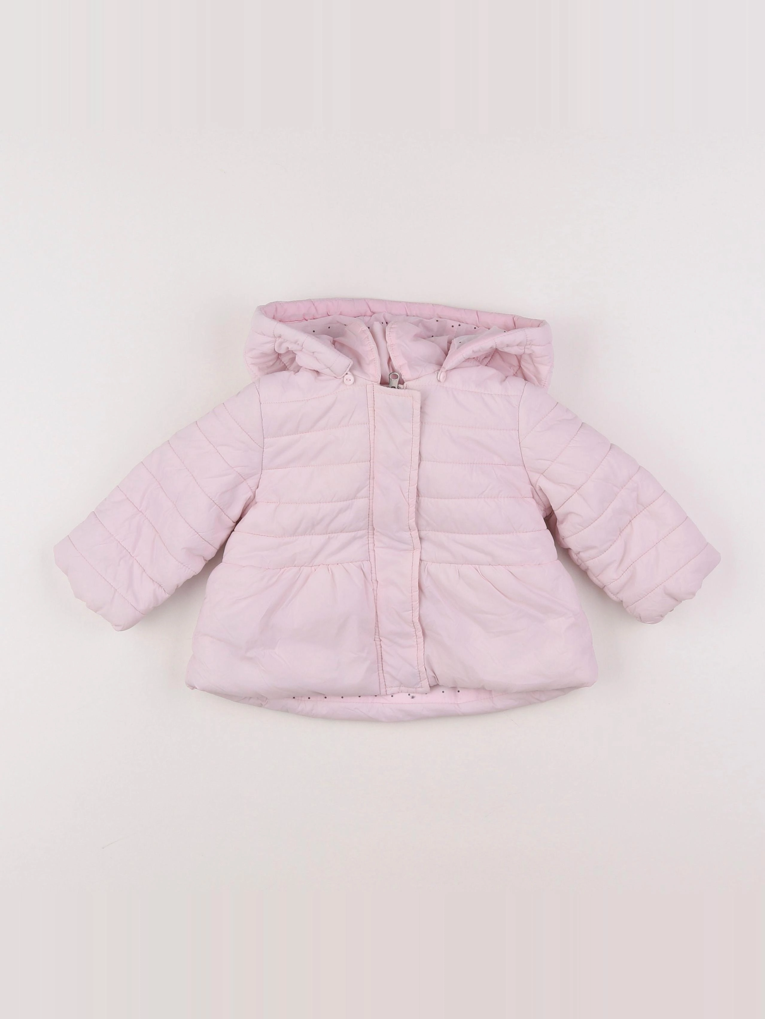 Jacadi - doudoune rose - 6 mois