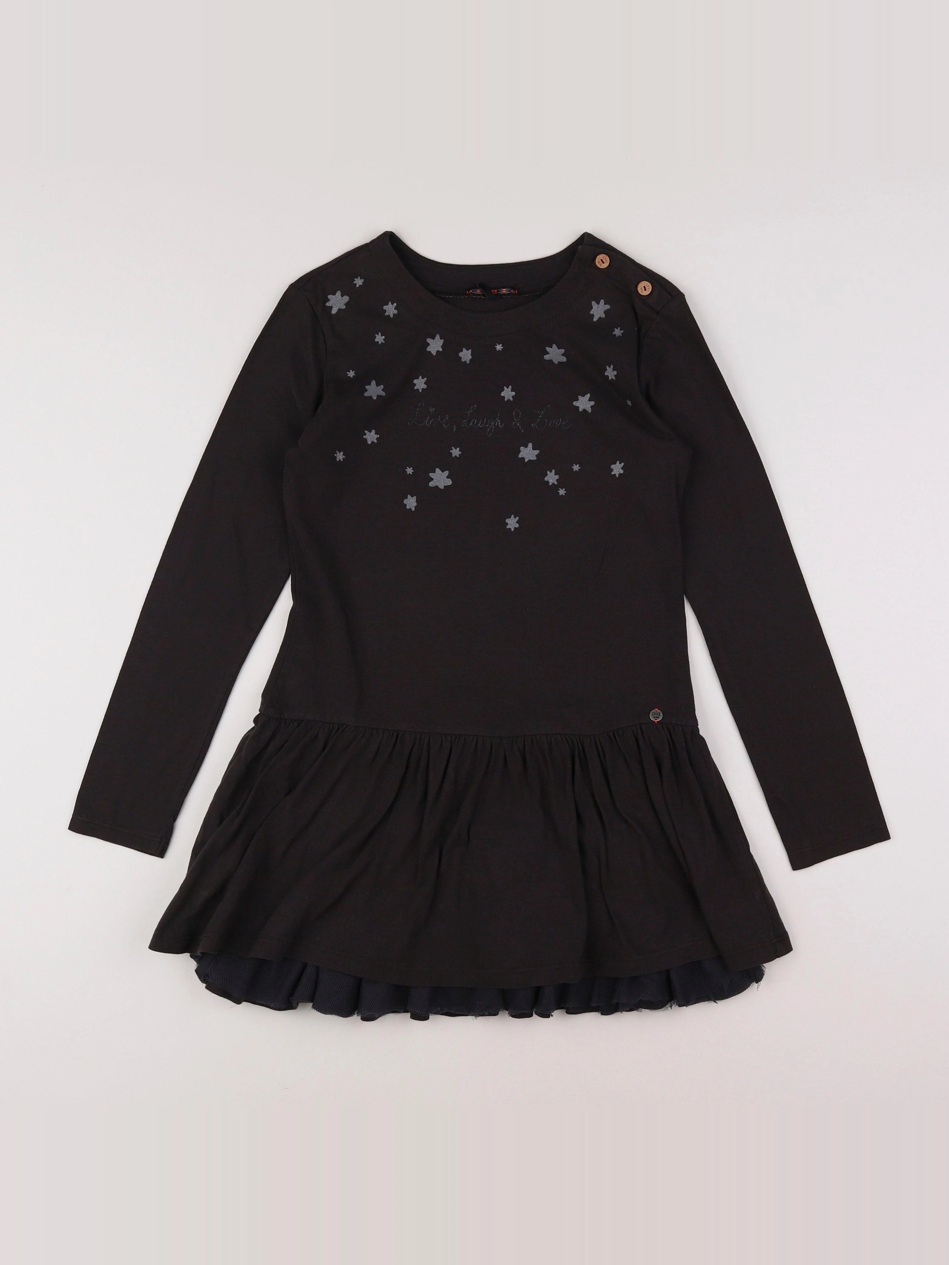 IKKS - robe gris - 10 ans