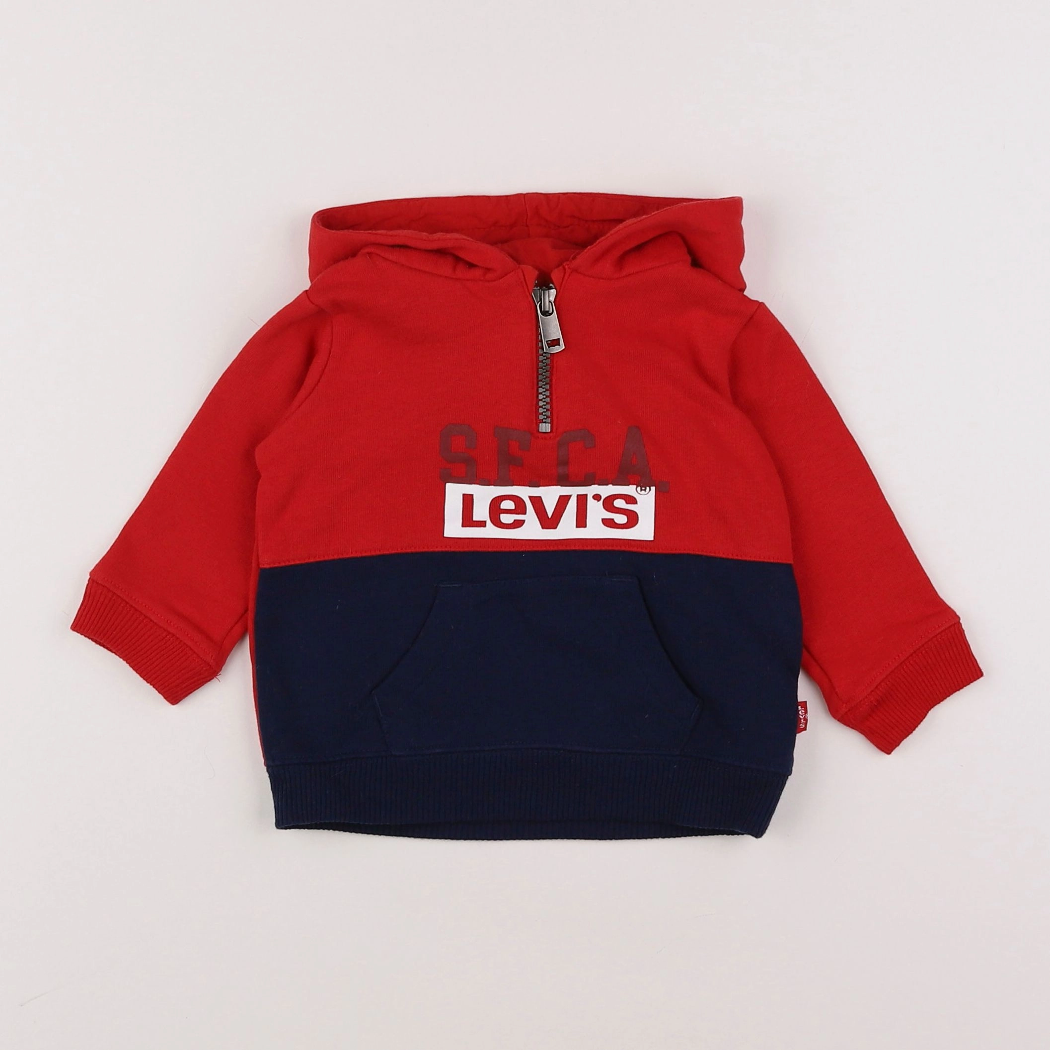 Levi's - sweat rouge - 6 mois