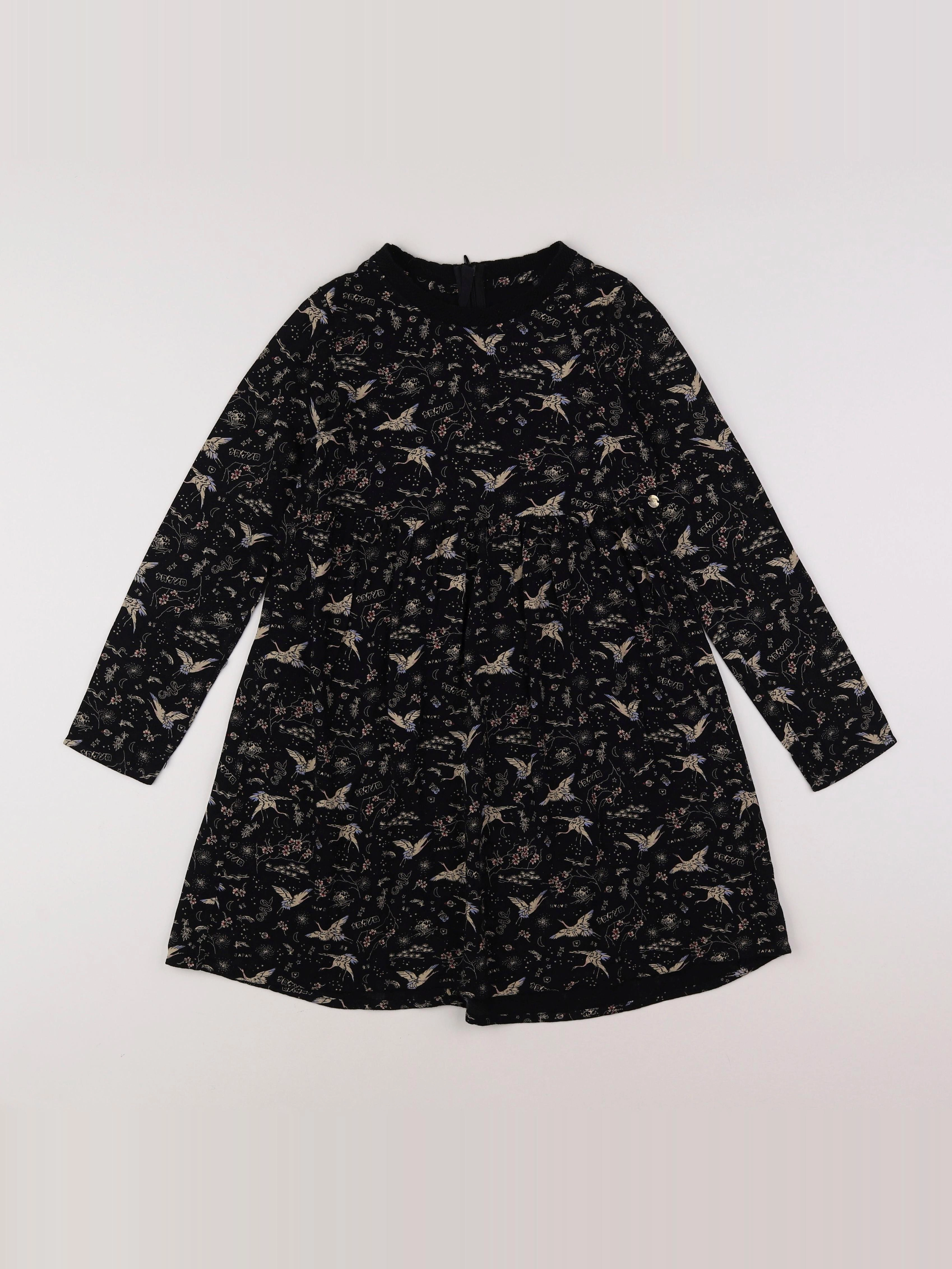 IKKS - robe noir - 8 ans