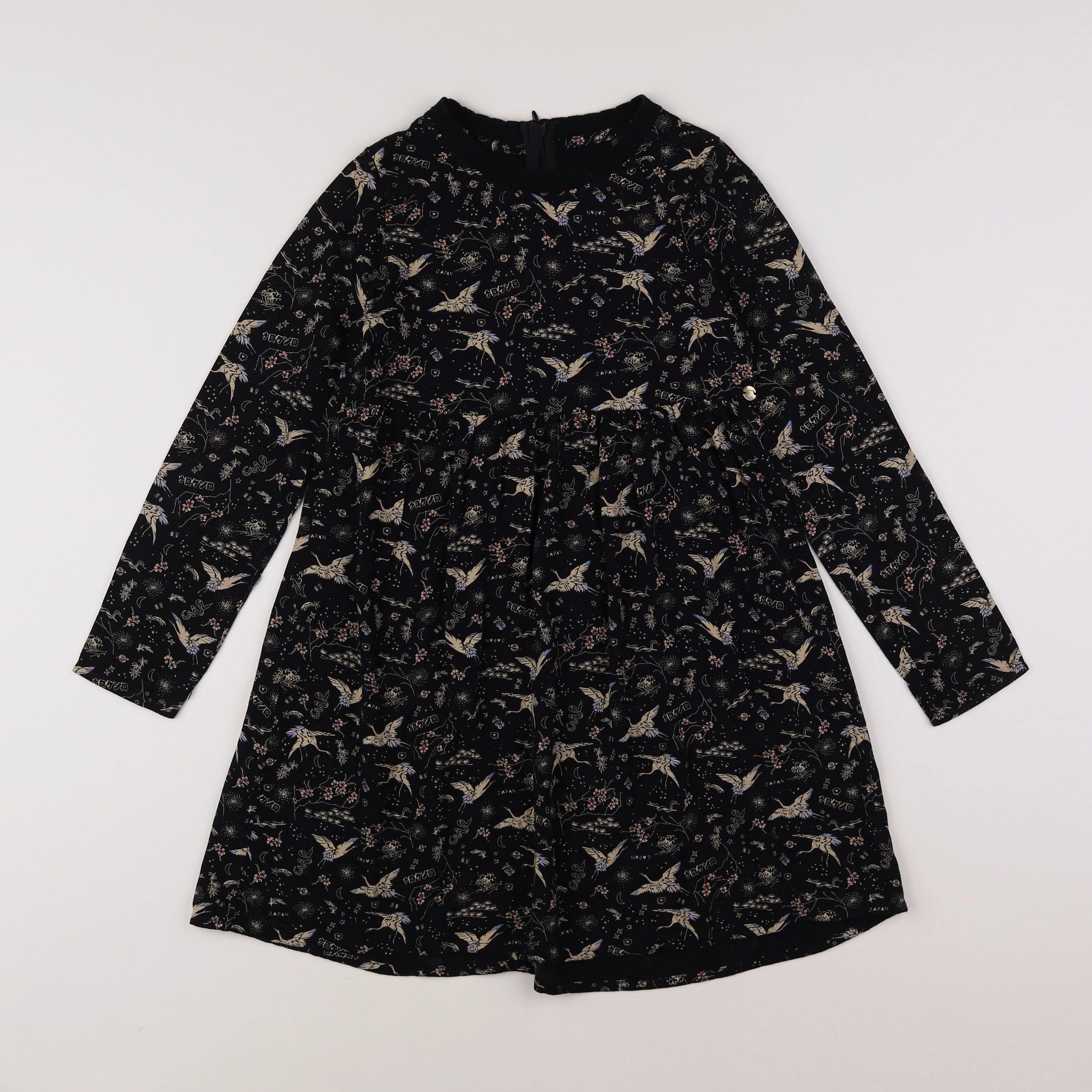 IKKS - robe noir - 8 ans