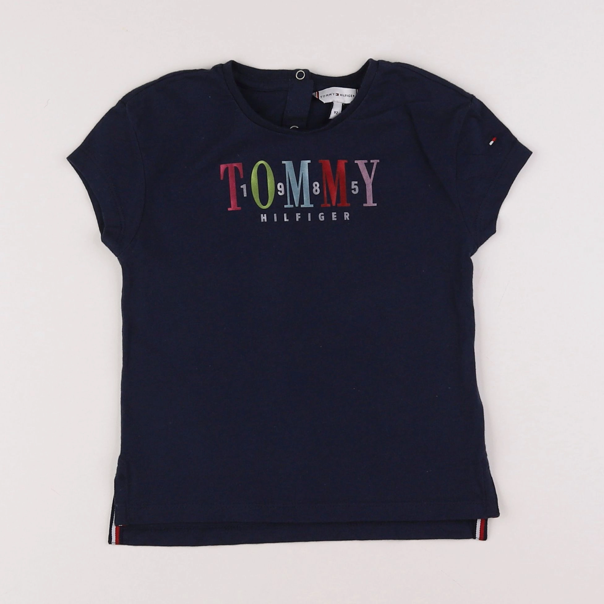 Tommy Hilfiger - tee-shirt bleu - 2 ans