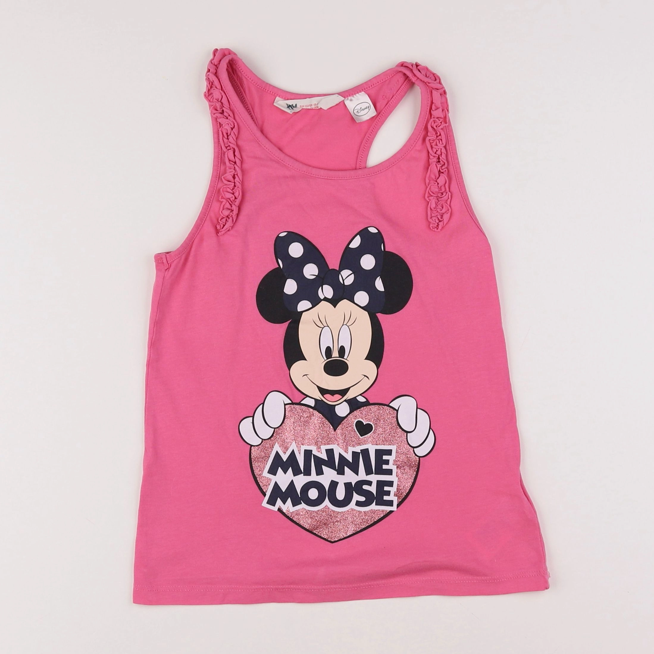 H&M - tee-shirt rose - 6/8 ans