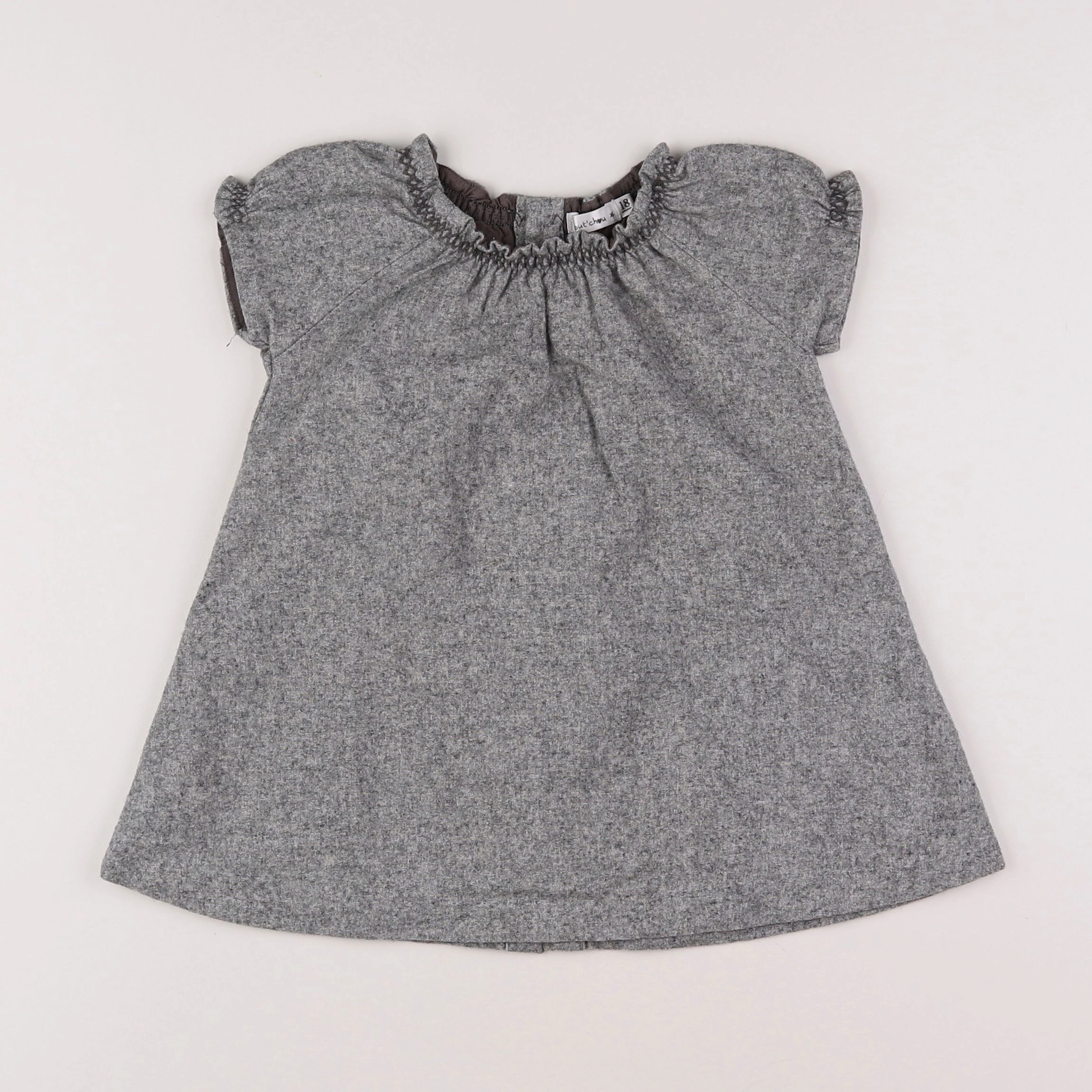 Boutchou - robe gris - 18 mois