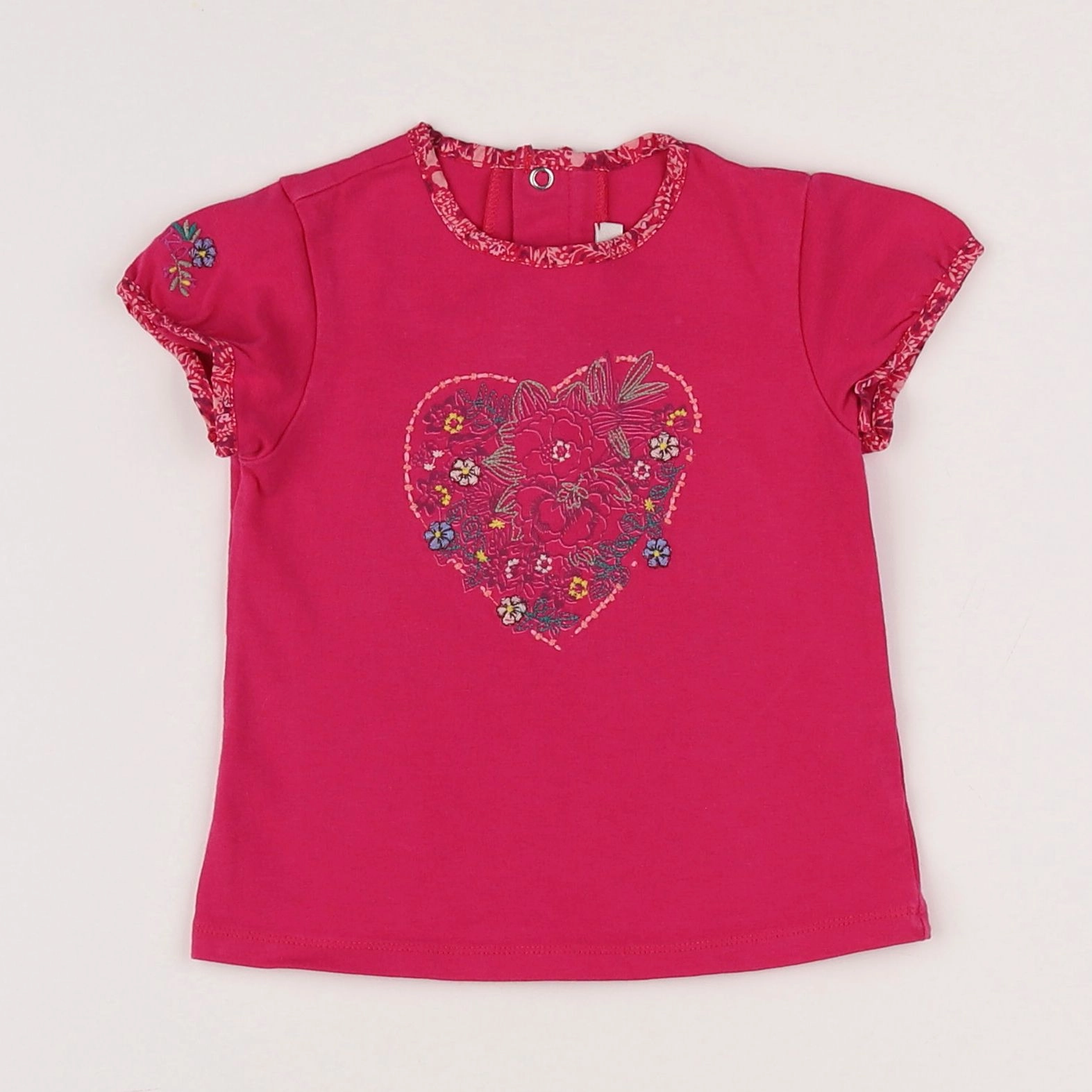 Kenzo - tee-shirt rose - 12 mois