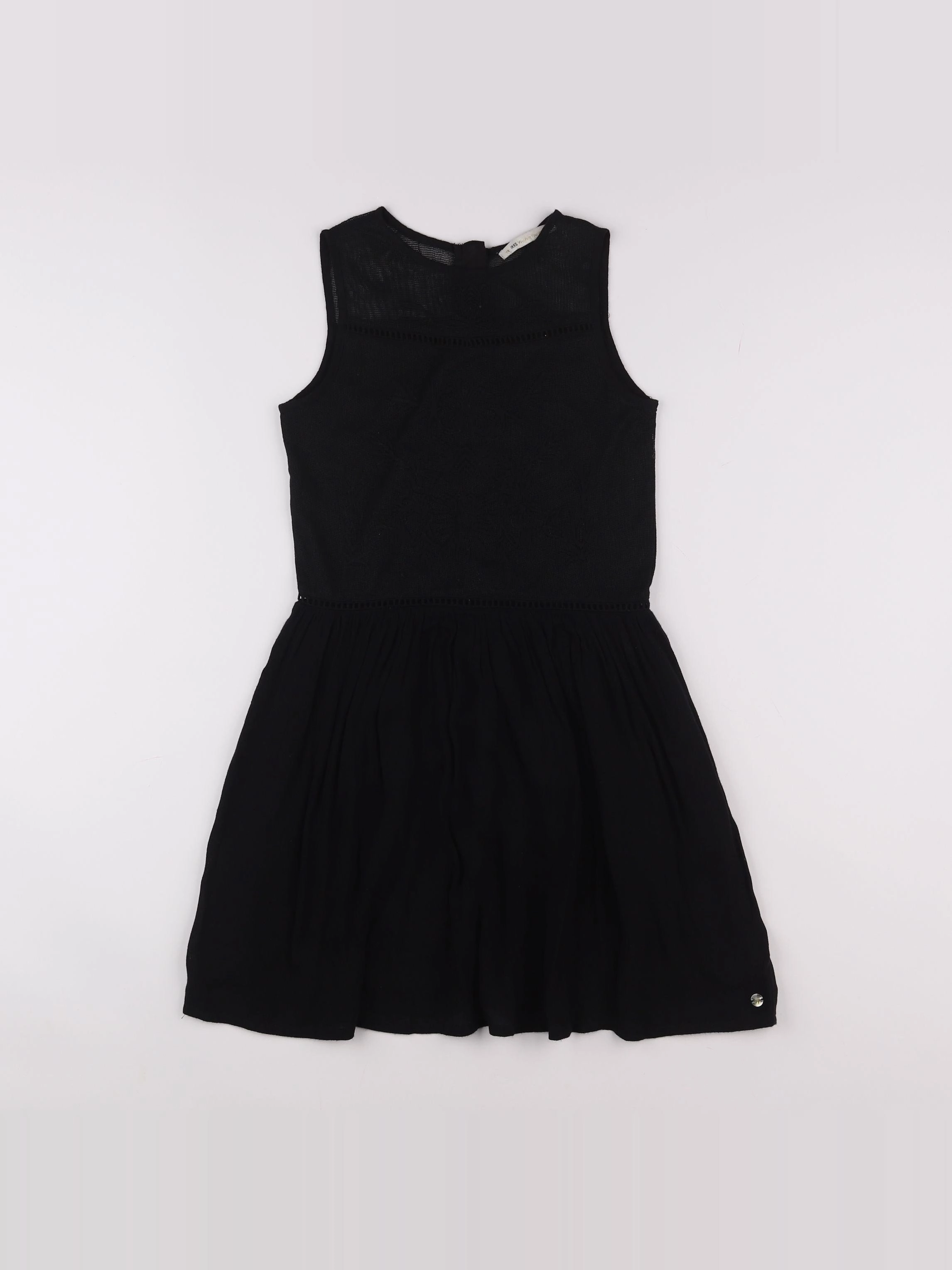 IKKS - robe noir - 10 ans