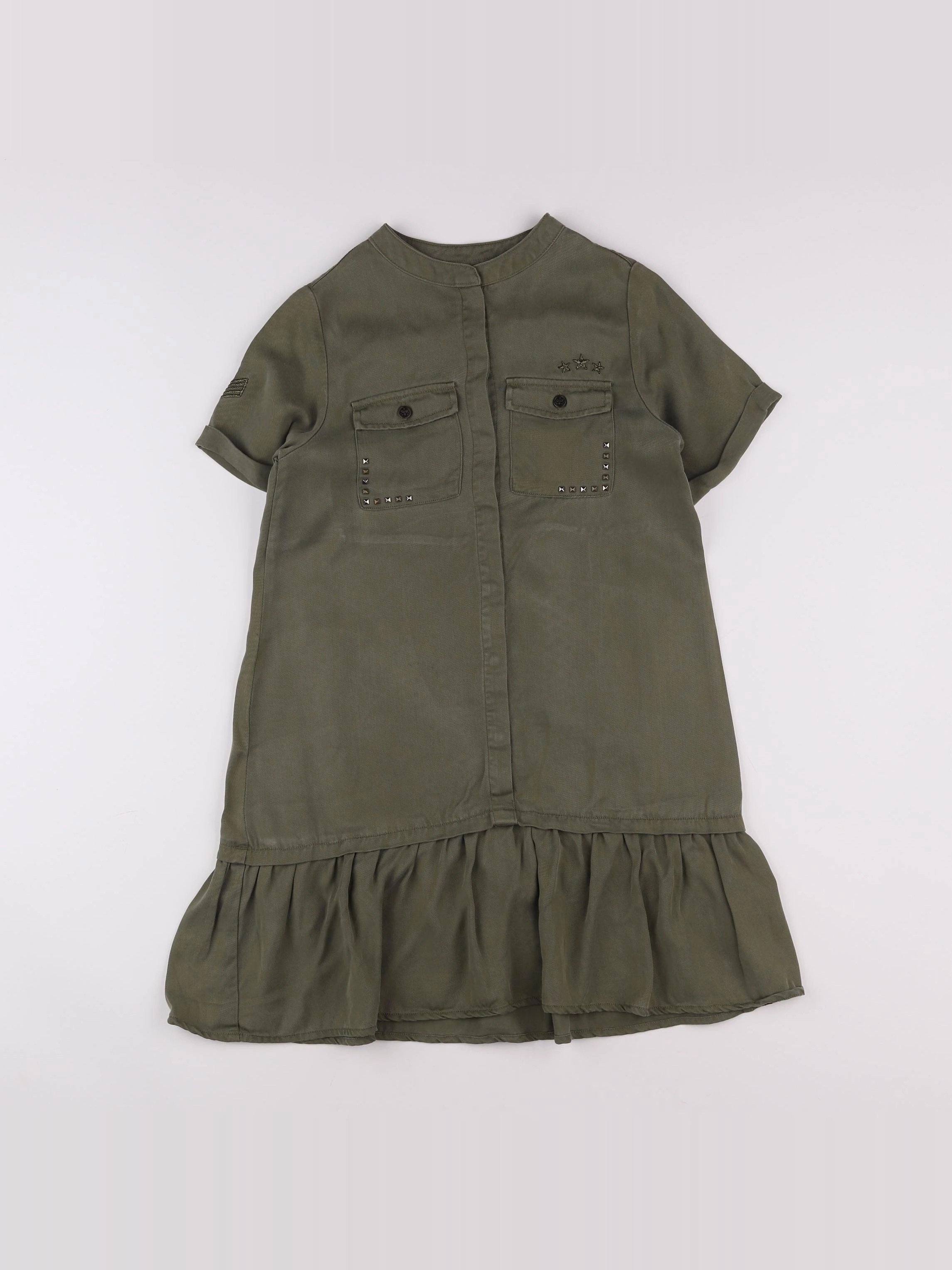 IKKS - robe vert - 10 ans