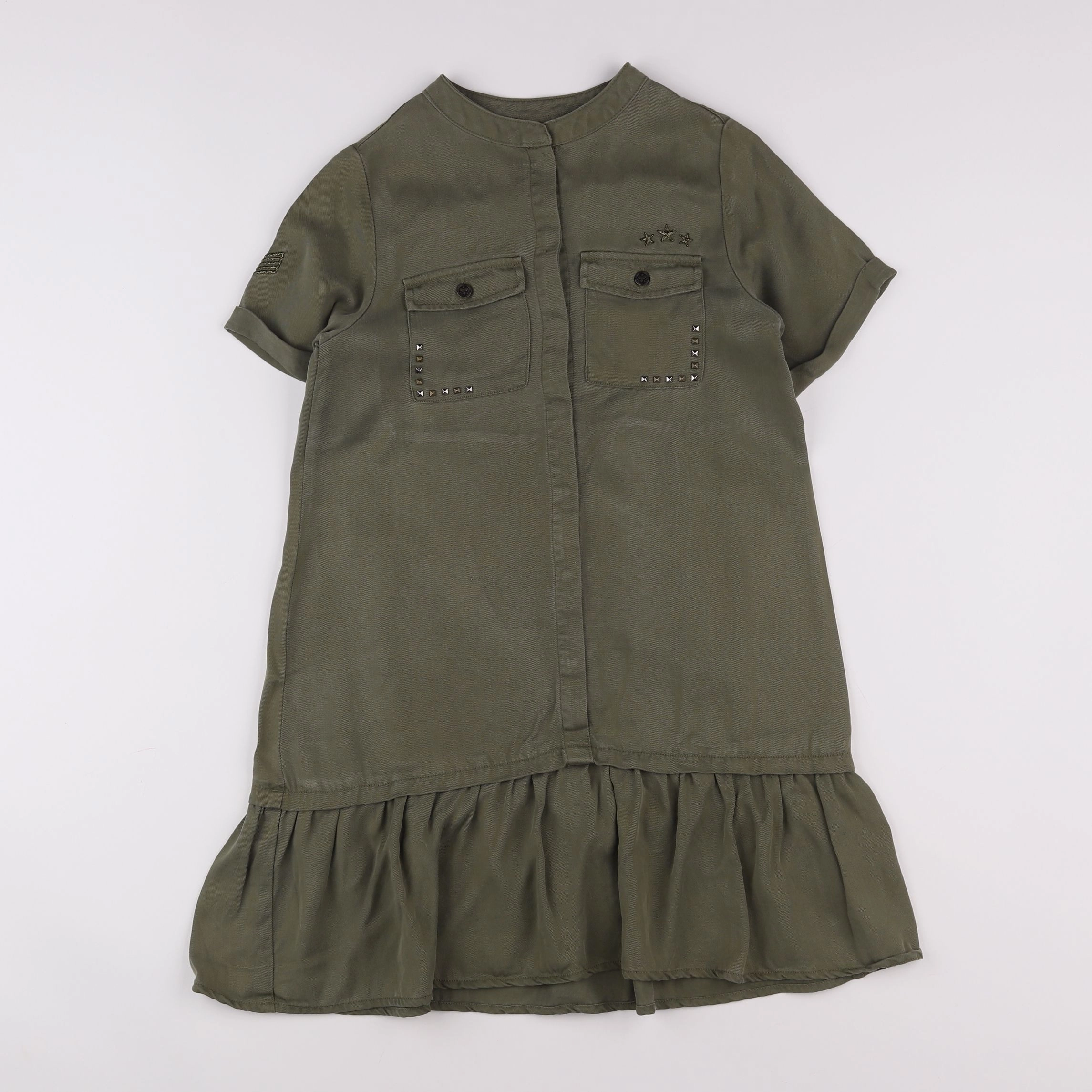 IKKS - robe vert - 10 ans