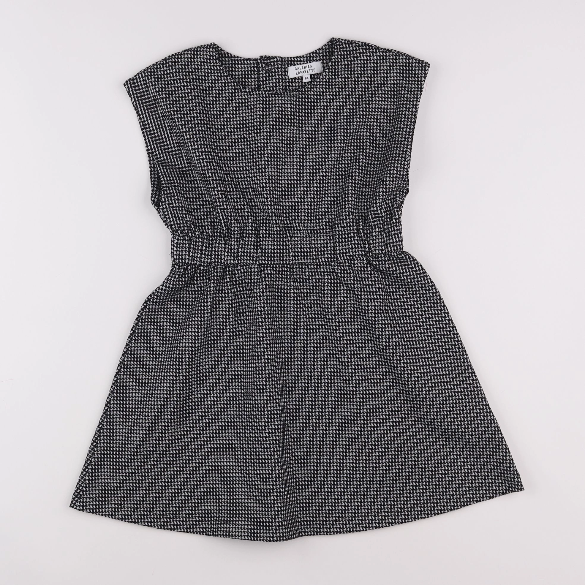 Galeries Lafayette - robe blanc, noir - 8 ans