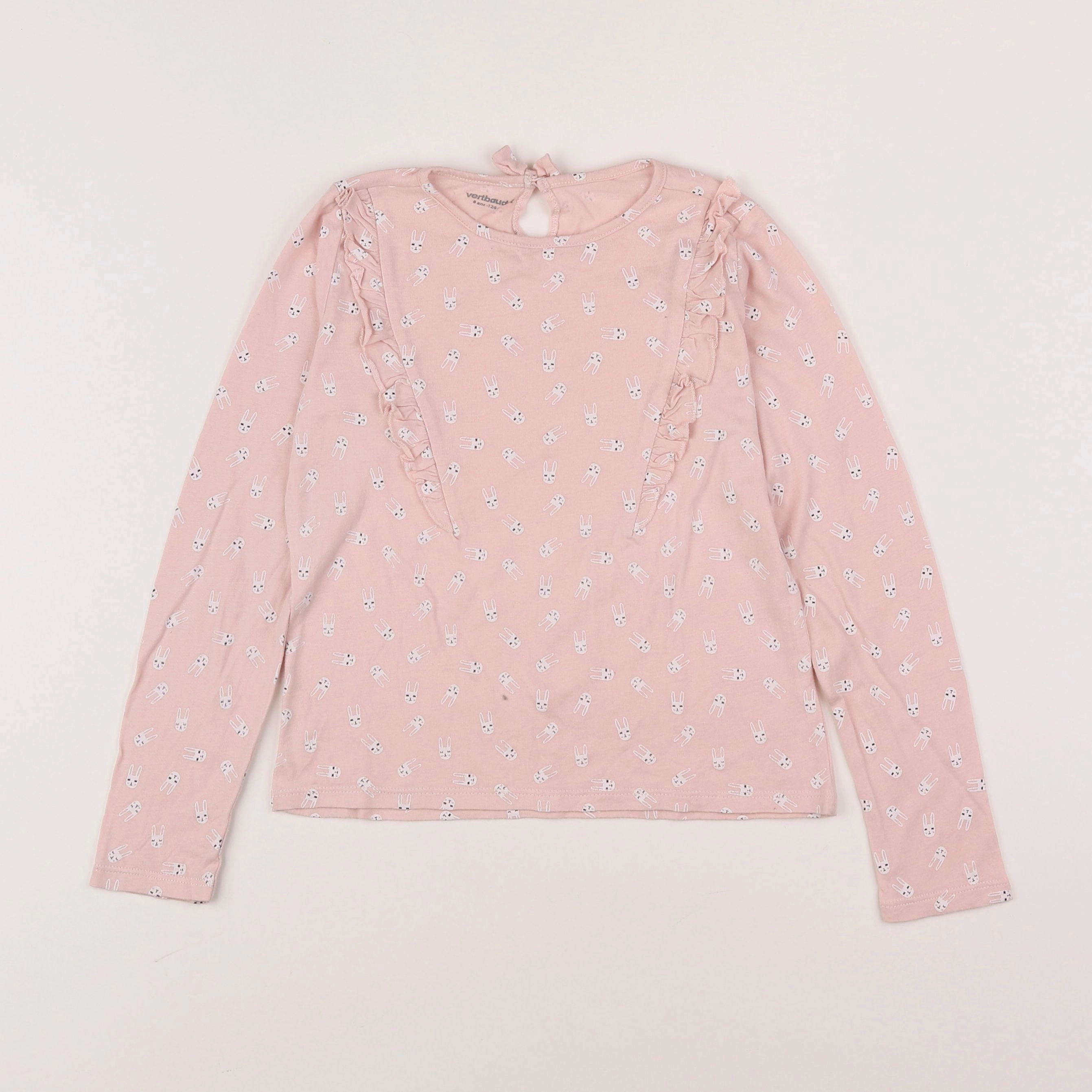 Vertbaudet - tee-shirt rose - 8 ans