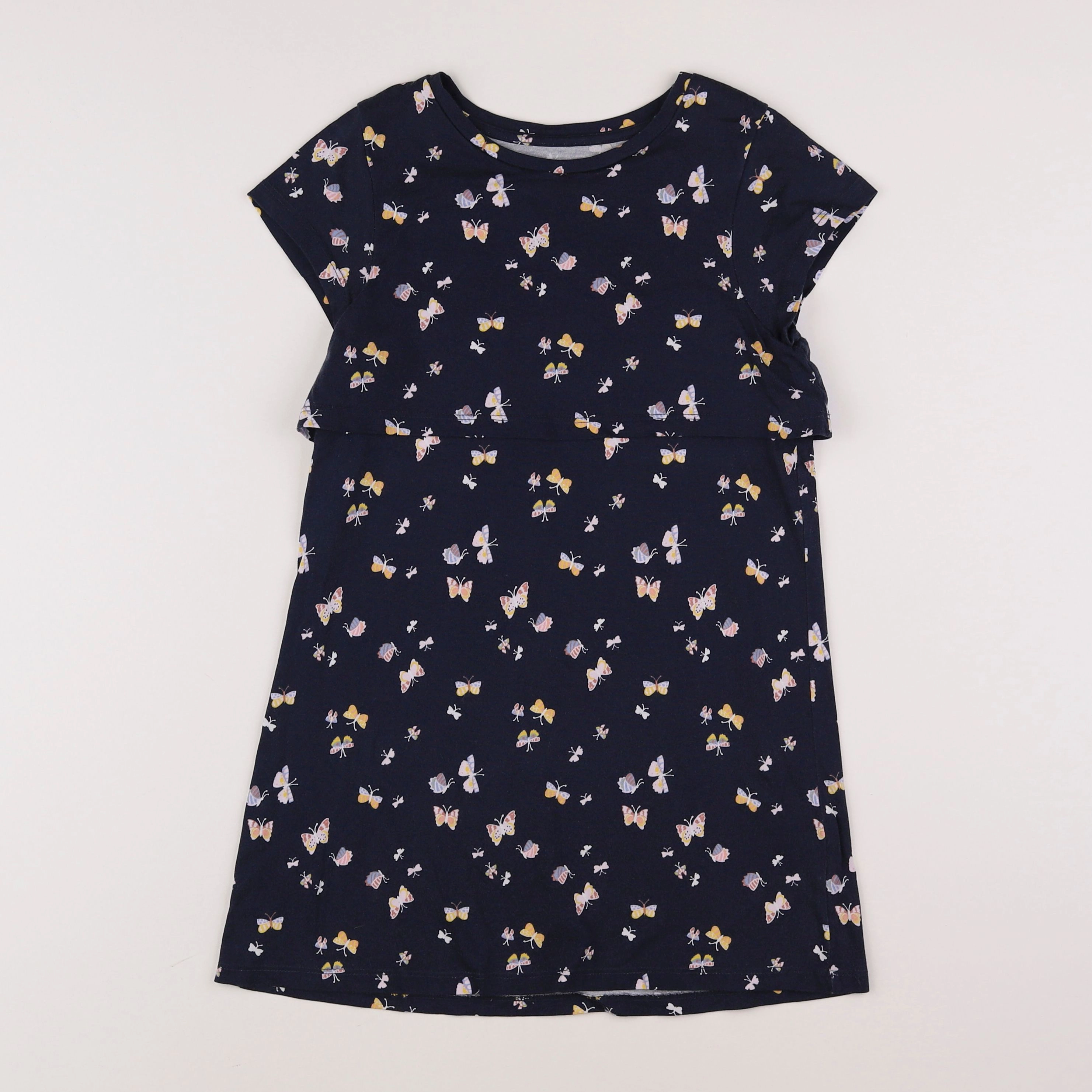 Vertbaudet - robe multicolore - 8 ans