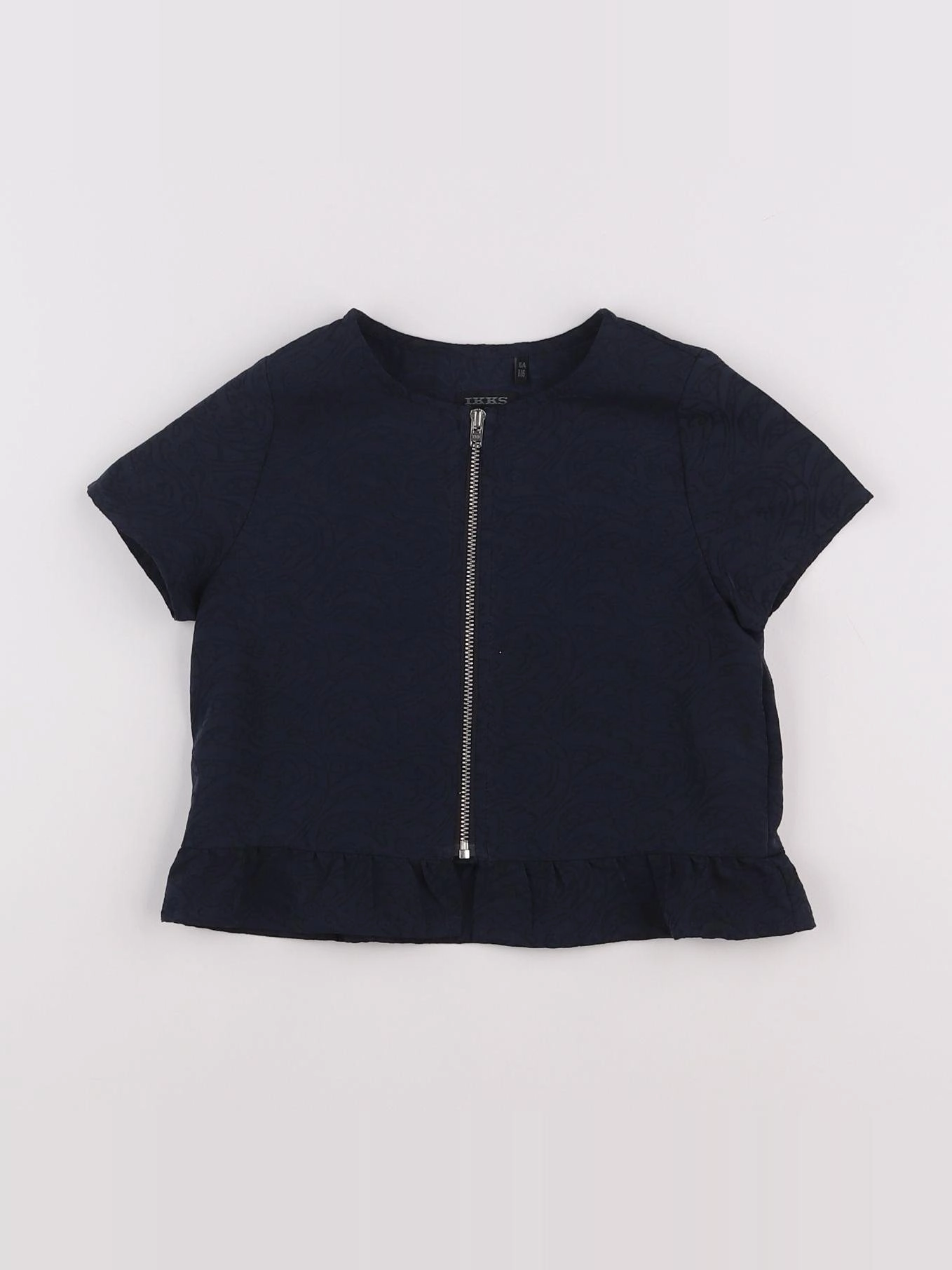 IKKS - gilet bleu - 6 ans