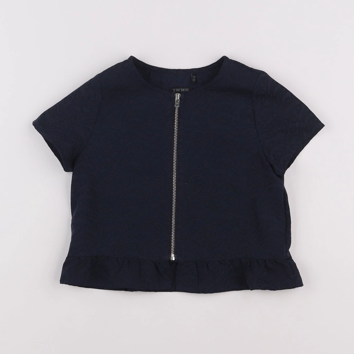 IKKS - gilet bleu - 6 ans