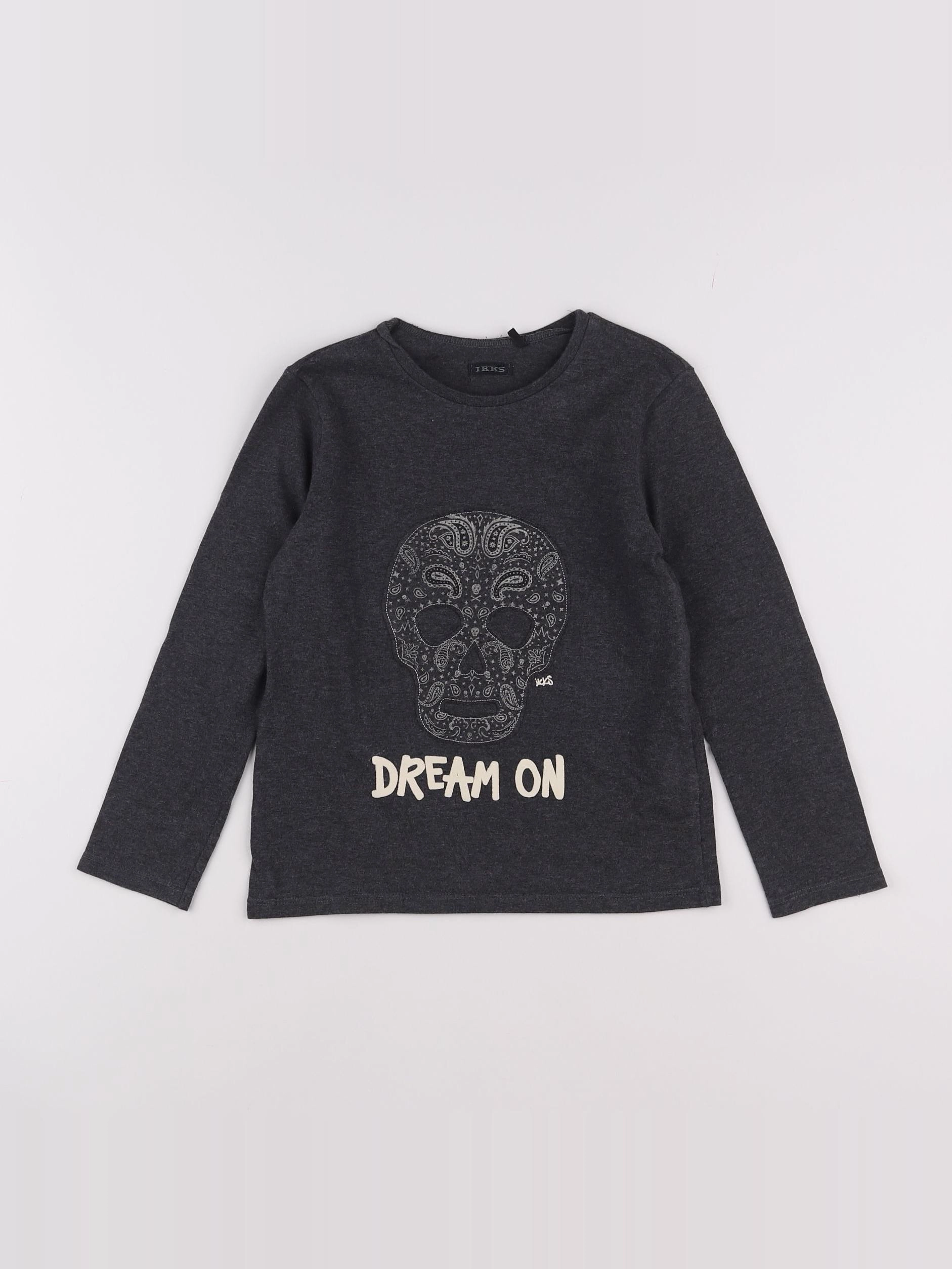 IKKS - tee-shirt gris - 6 ans