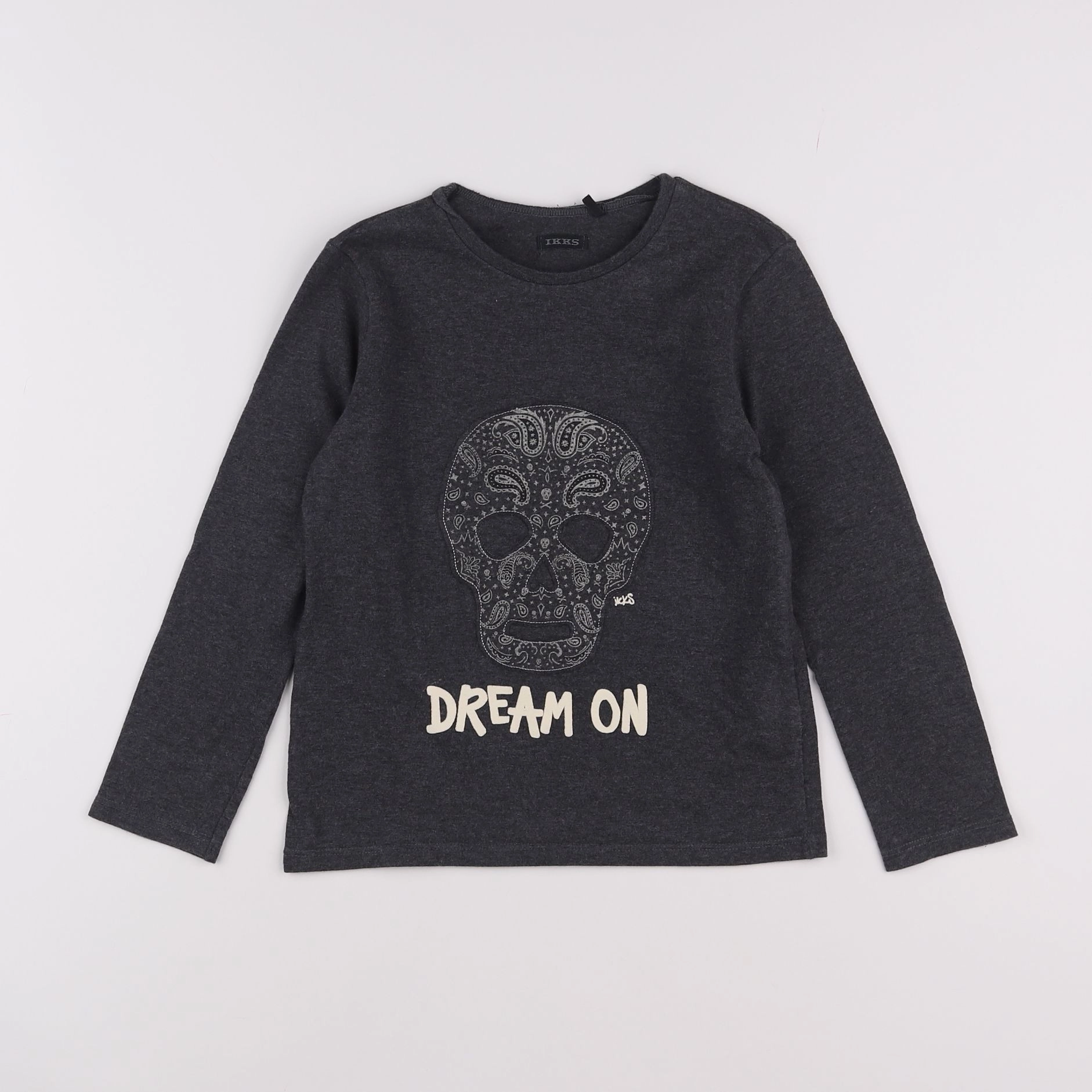 IKKS - tee-shirt gris - 6 ans