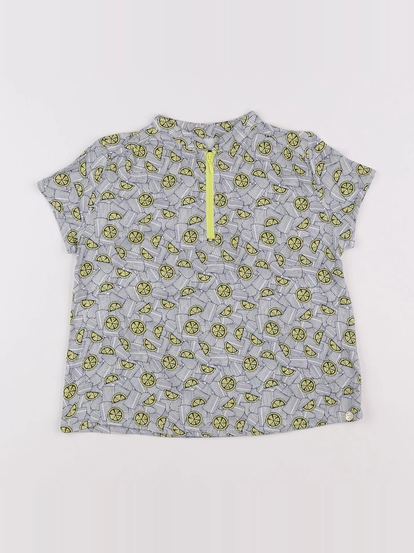 IKKS - blouse bleu, jaune - 6 ans
