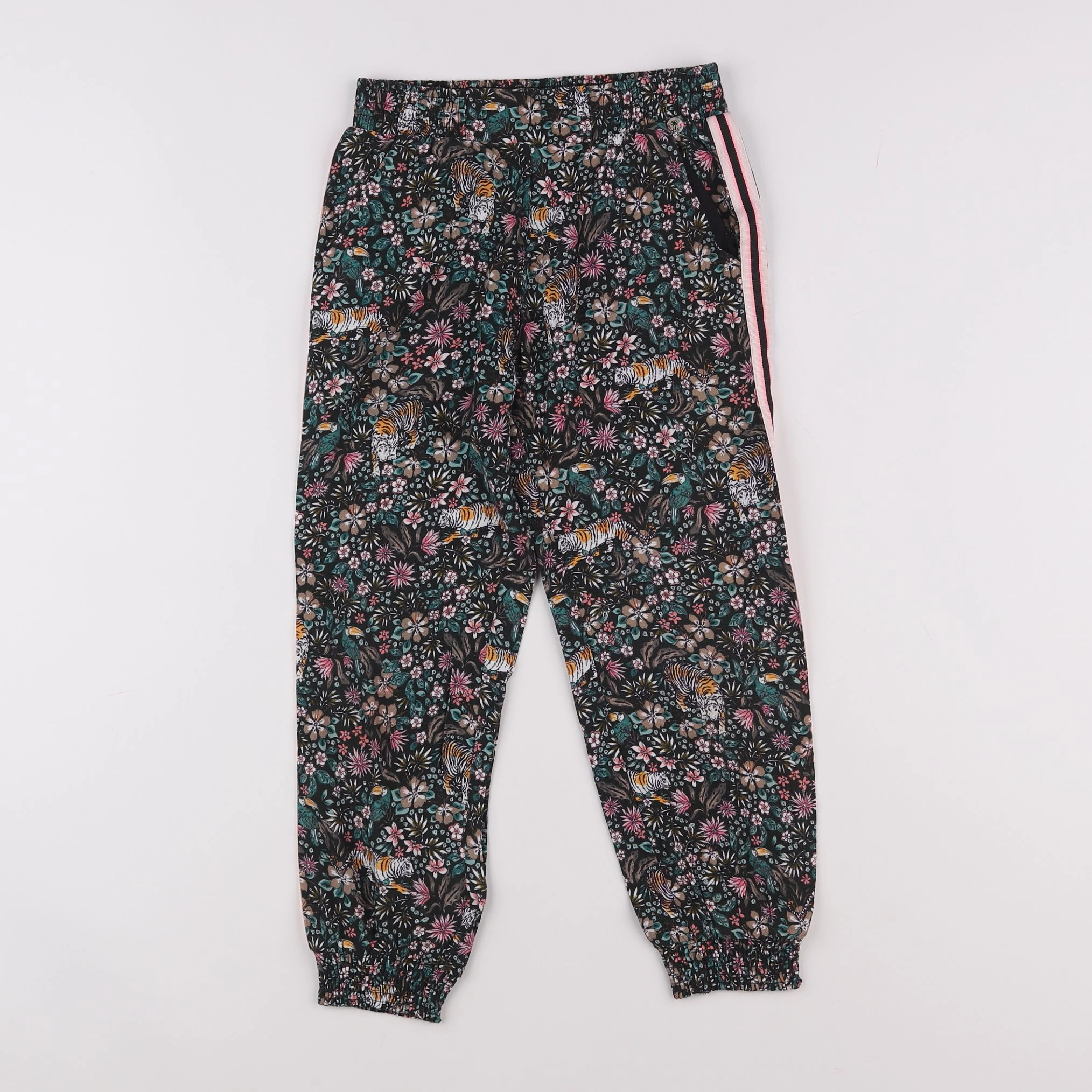 IKKS - pantalon vert, noir - 7 ans