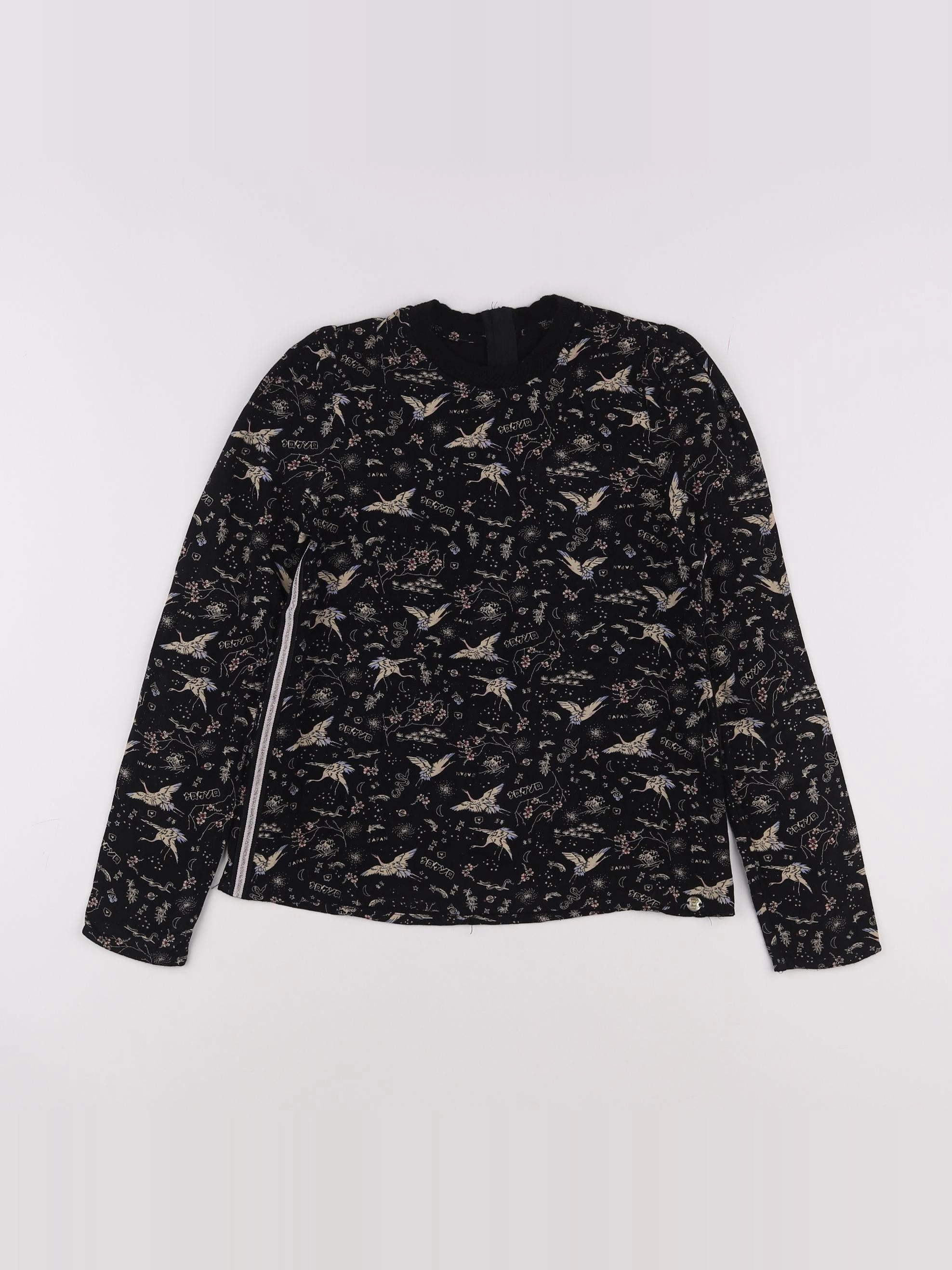 IKKS - blouse noir - 10 ans