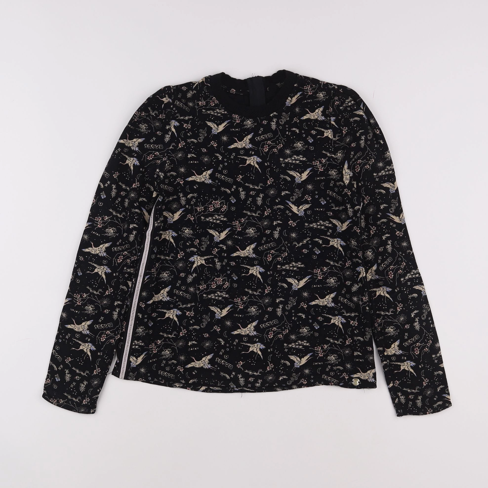 IKKS - blouse noir - 10 ans