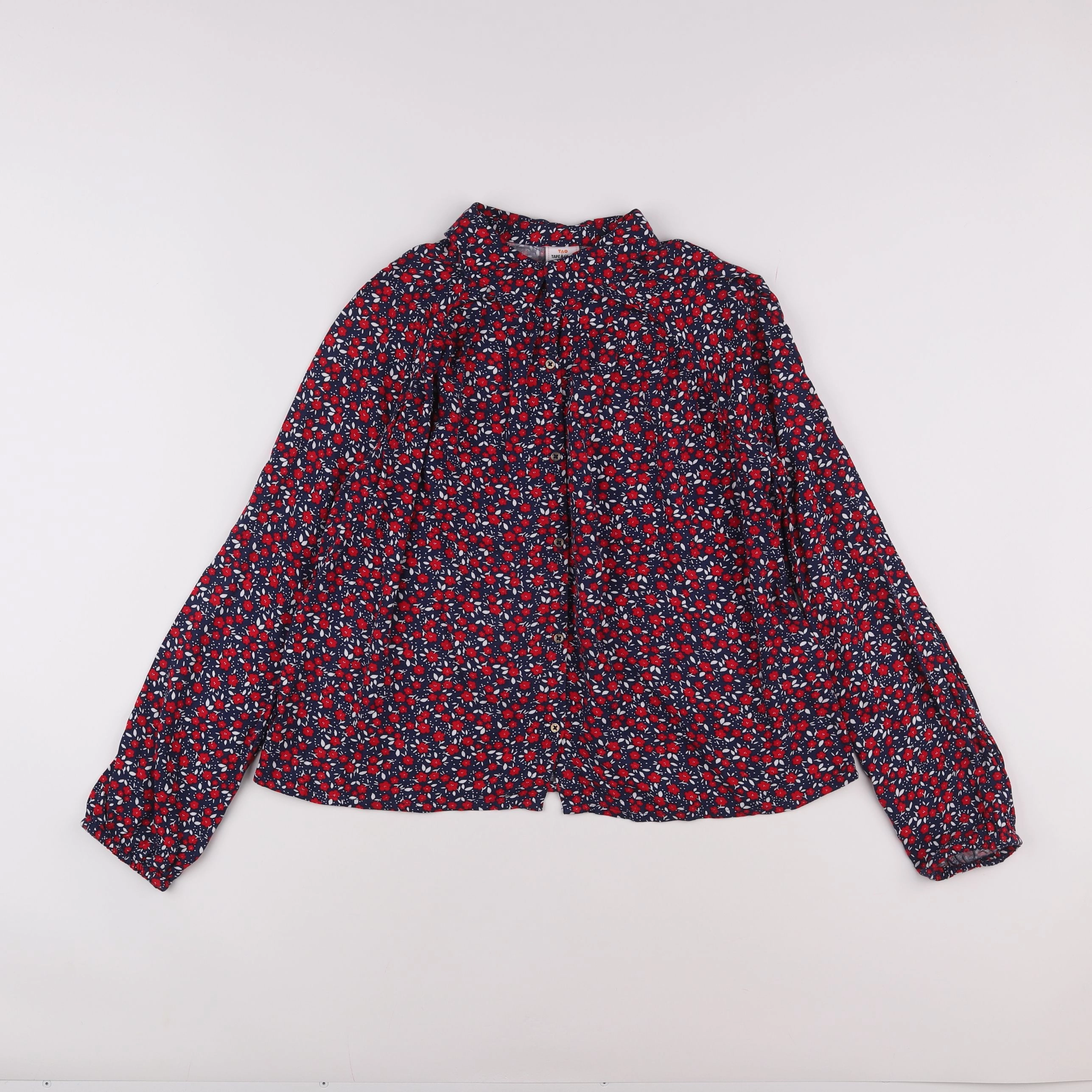 Tape à l'oeil - blouse bleu, rouge - 12 ans