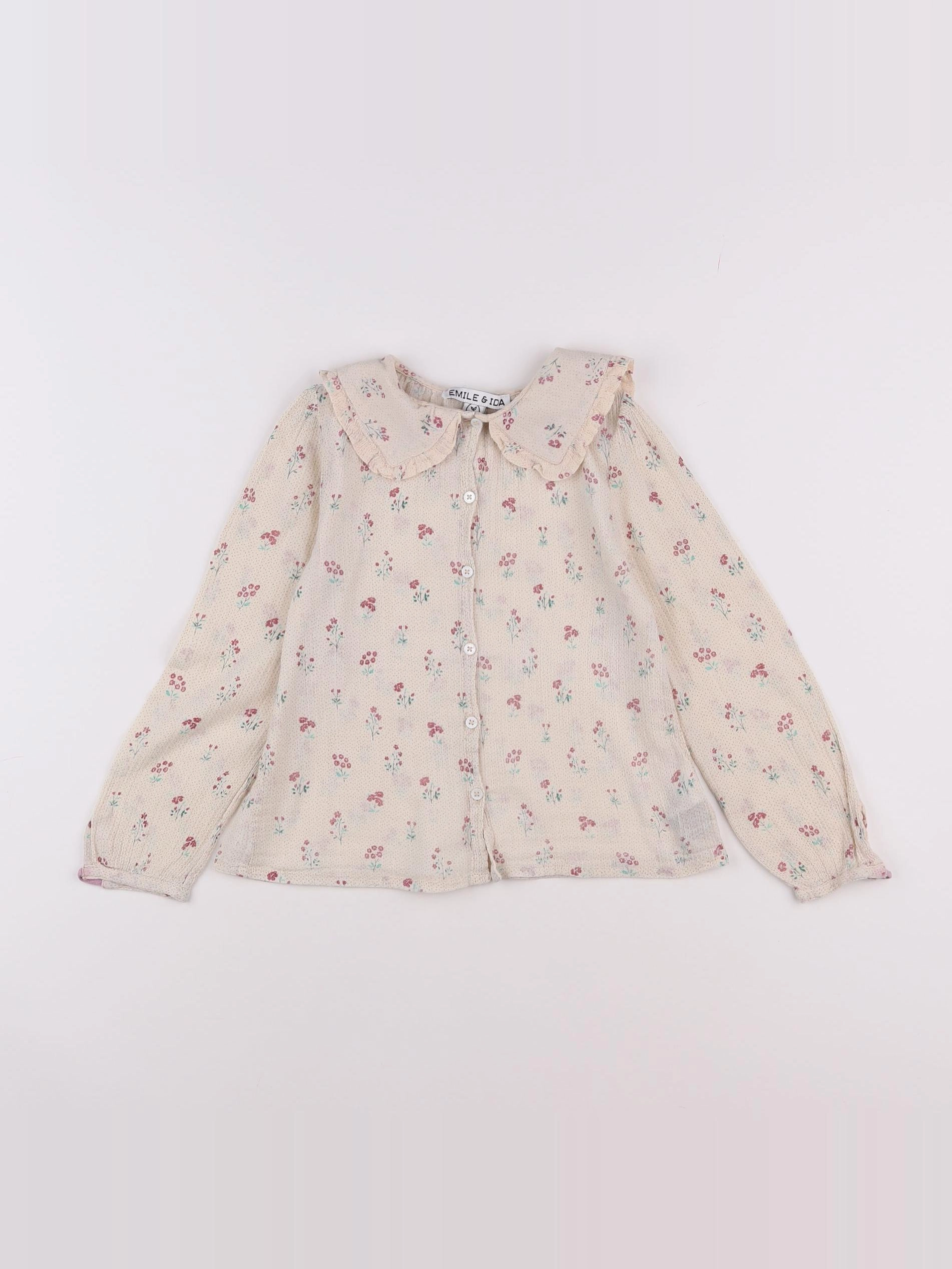 Emile et Ida - blouse beige - 6 ans