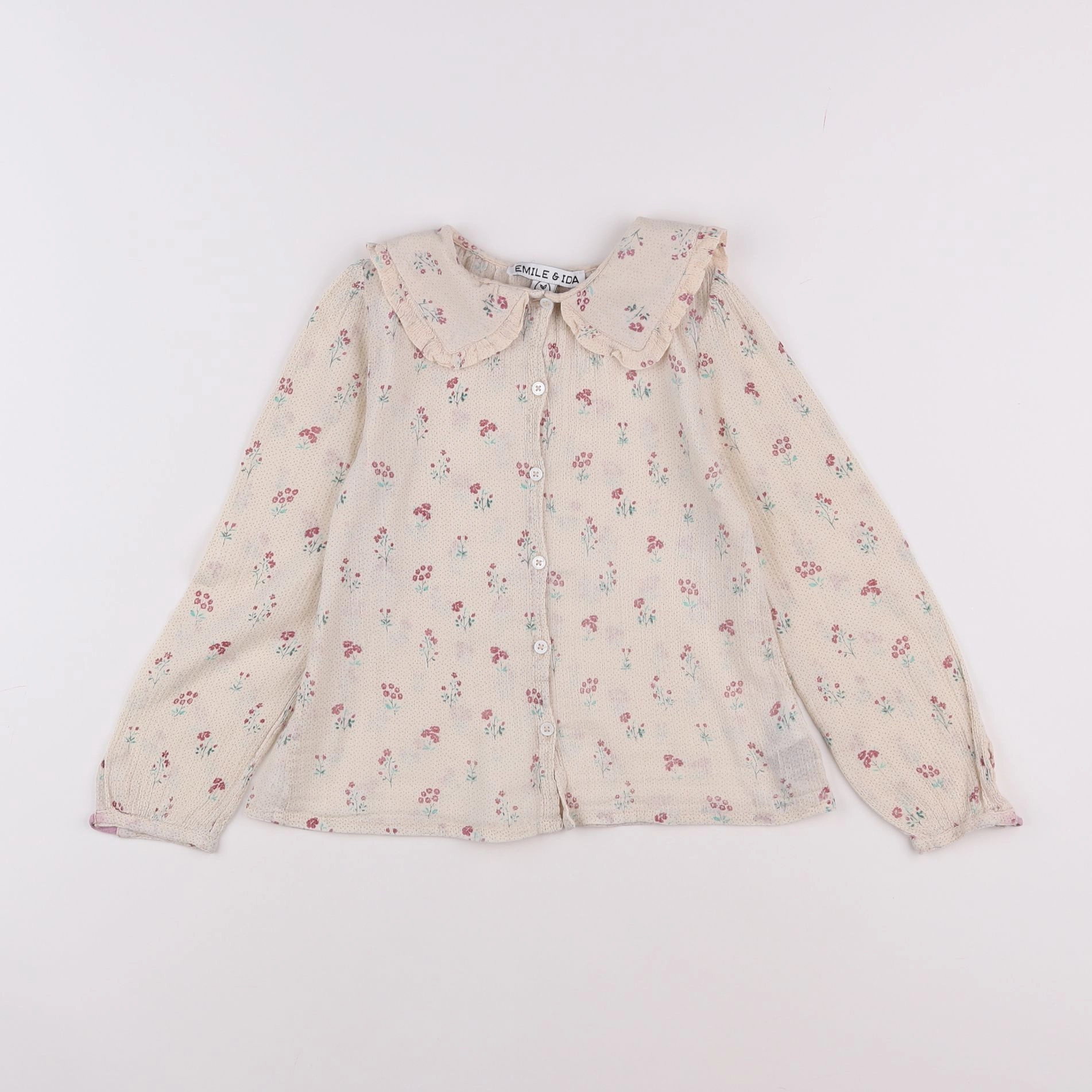 Emile et Ida - blouse beige - 6 ans